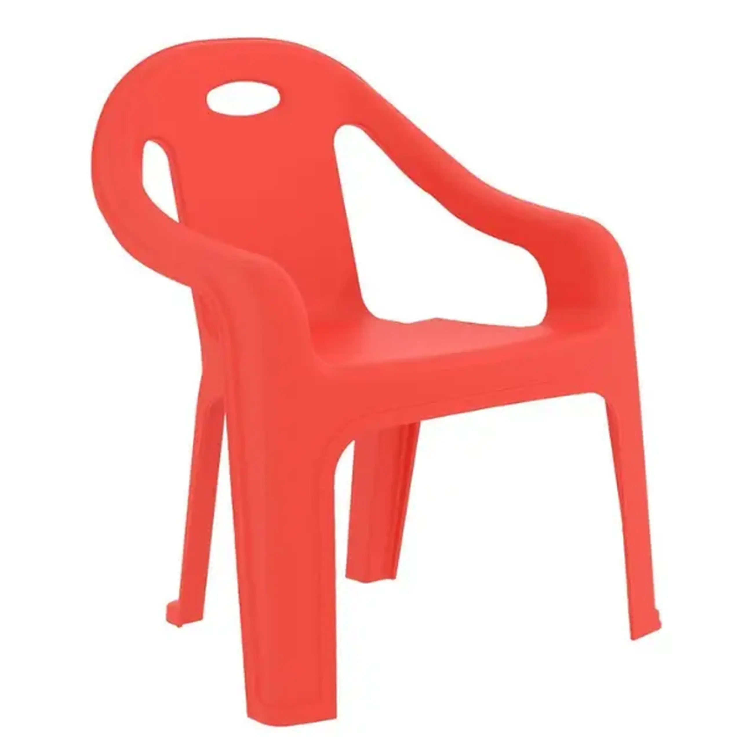 Scaun din plastic, până la 50 kg, roșu