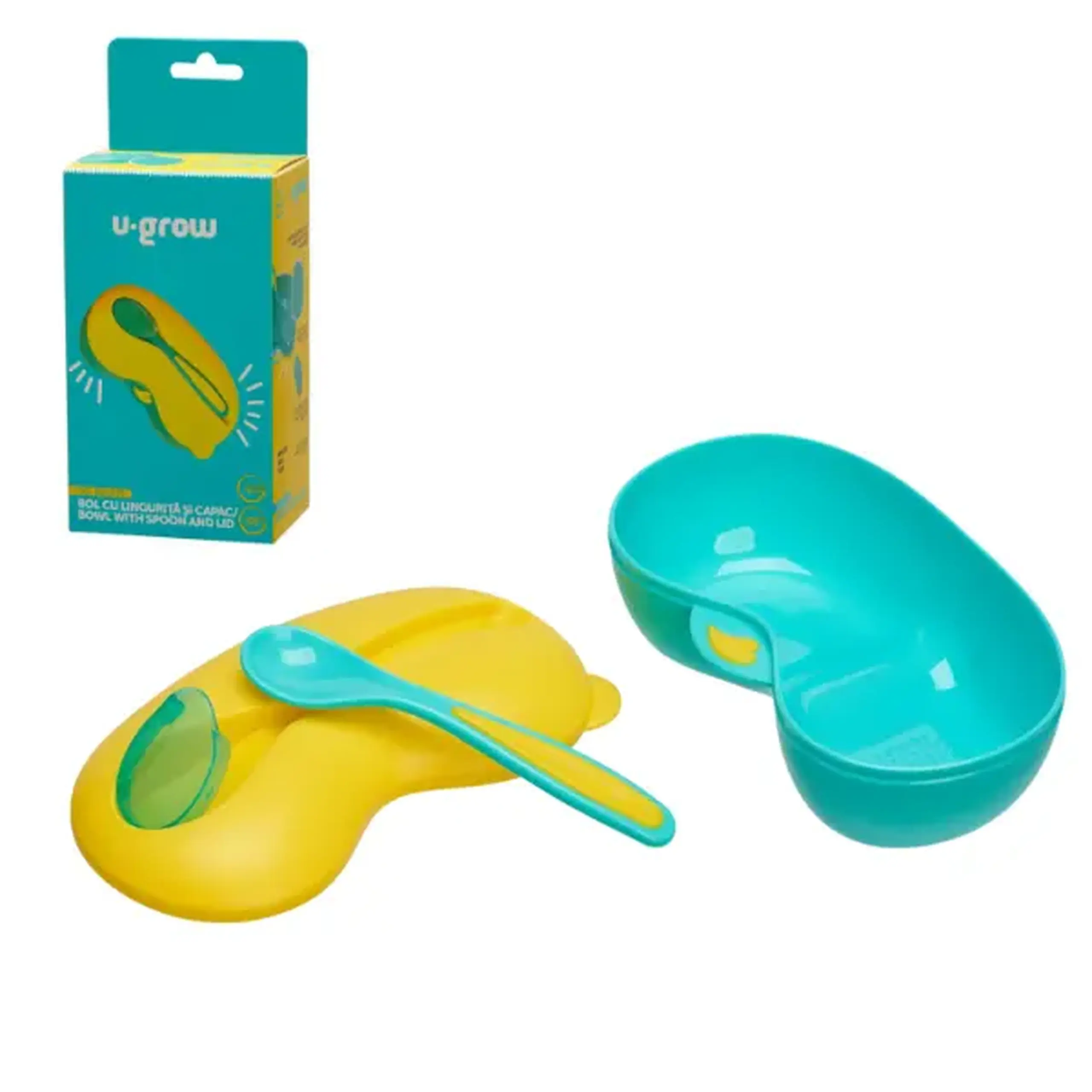 Bol cu lingurita si capac 270 ml