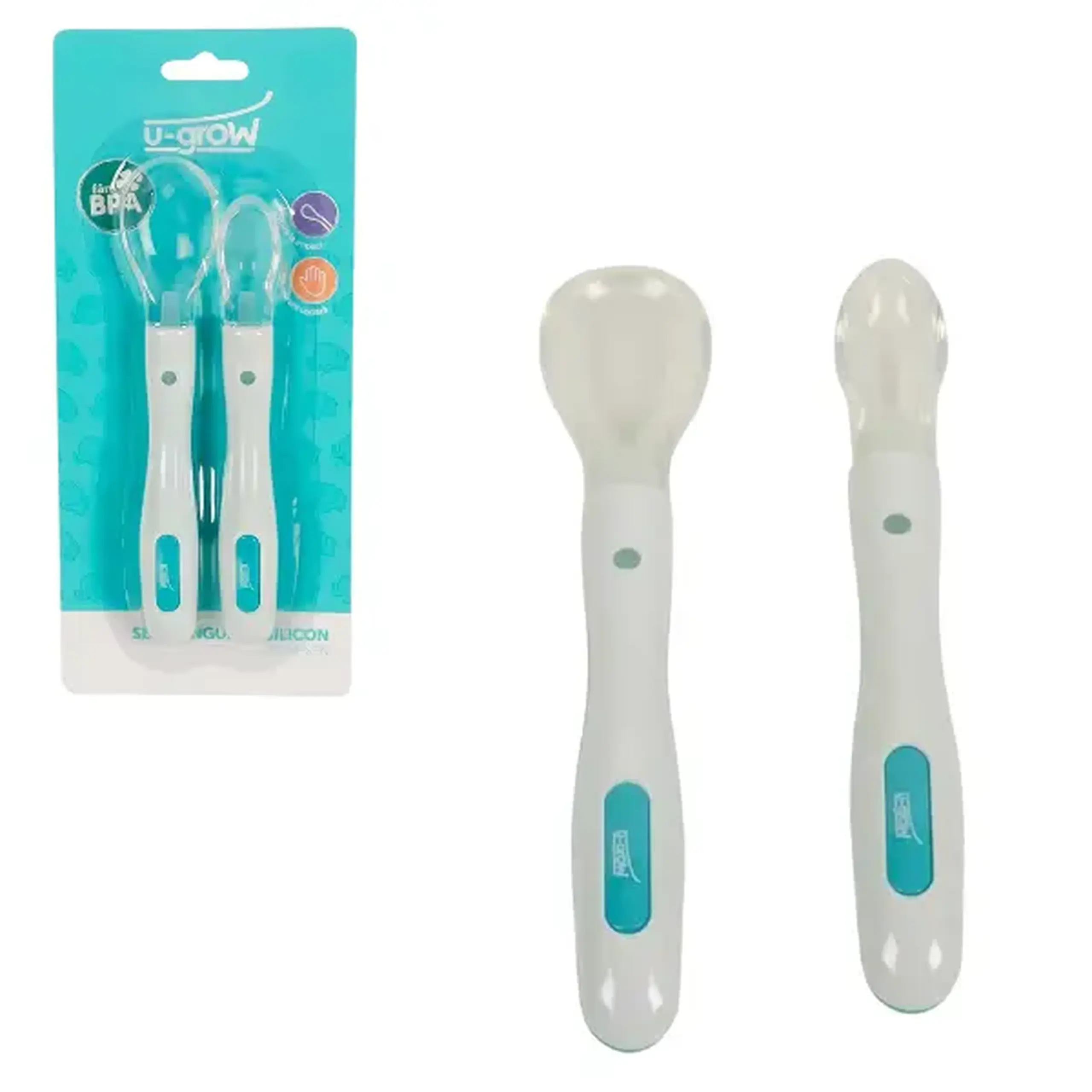 Set 2 lingurite silicon, U-grow