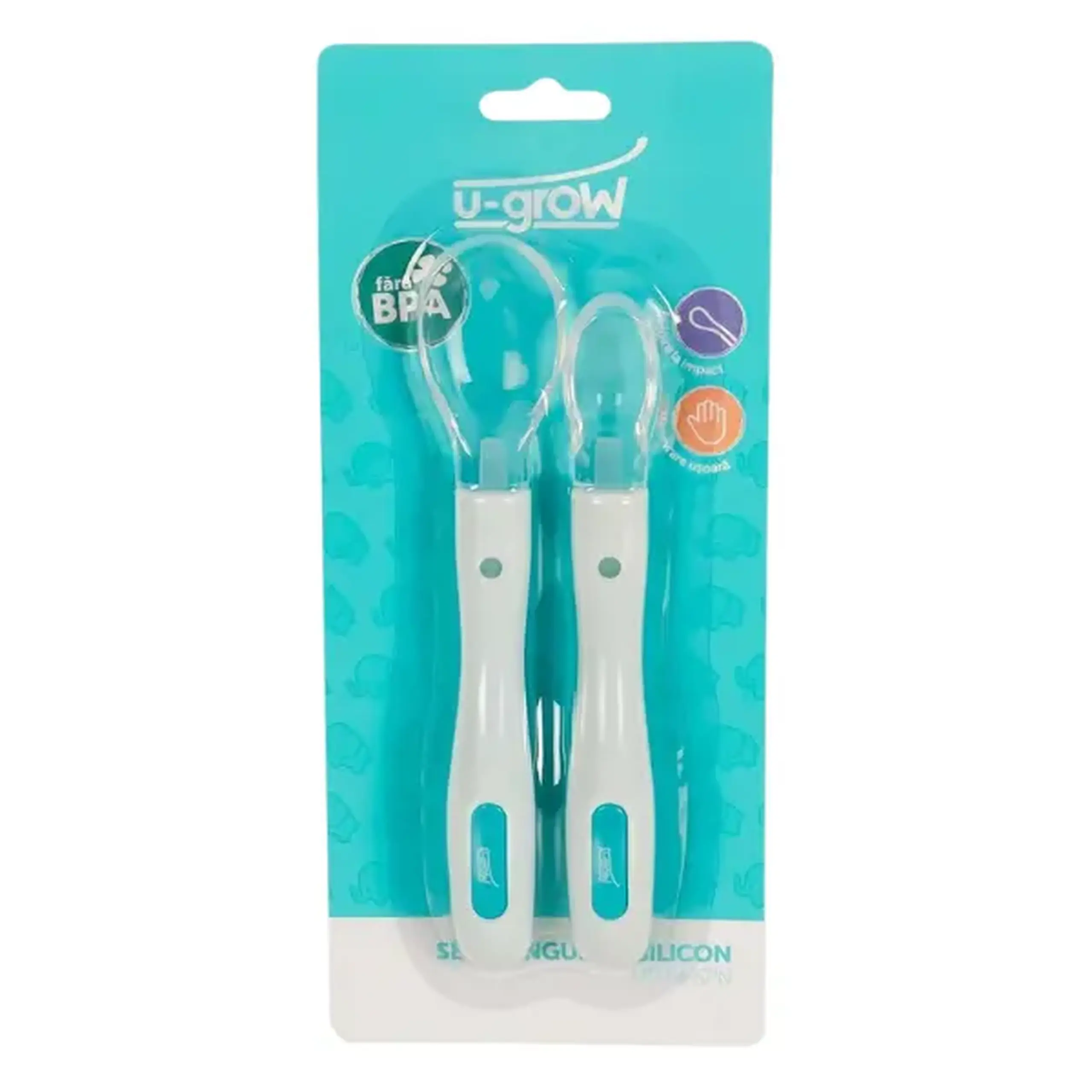 Set 2 lingurite silicon, U-grow