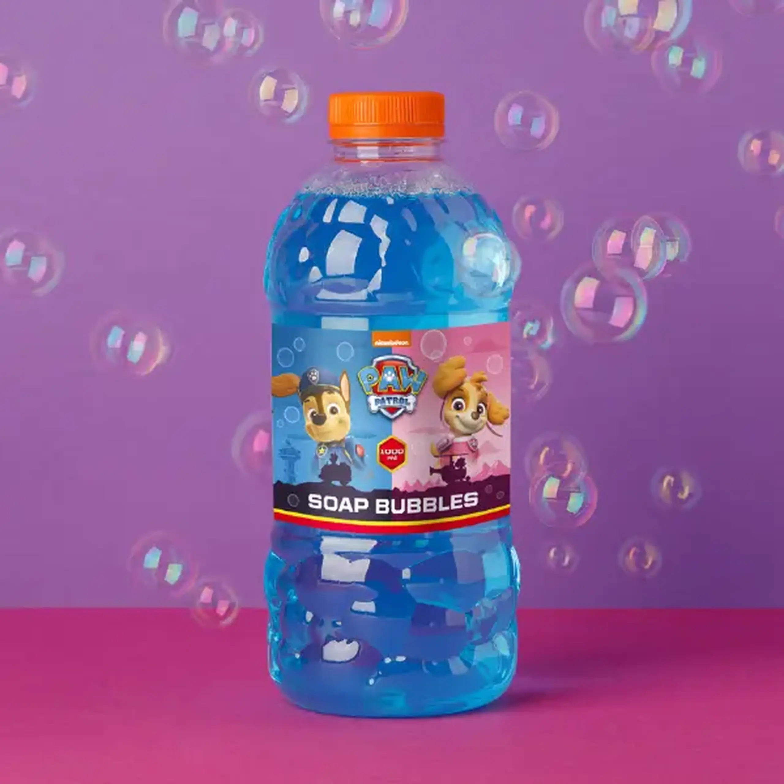 Sticlă cu soluție de săpun "Patrula cățelușilor", 1000 ml
