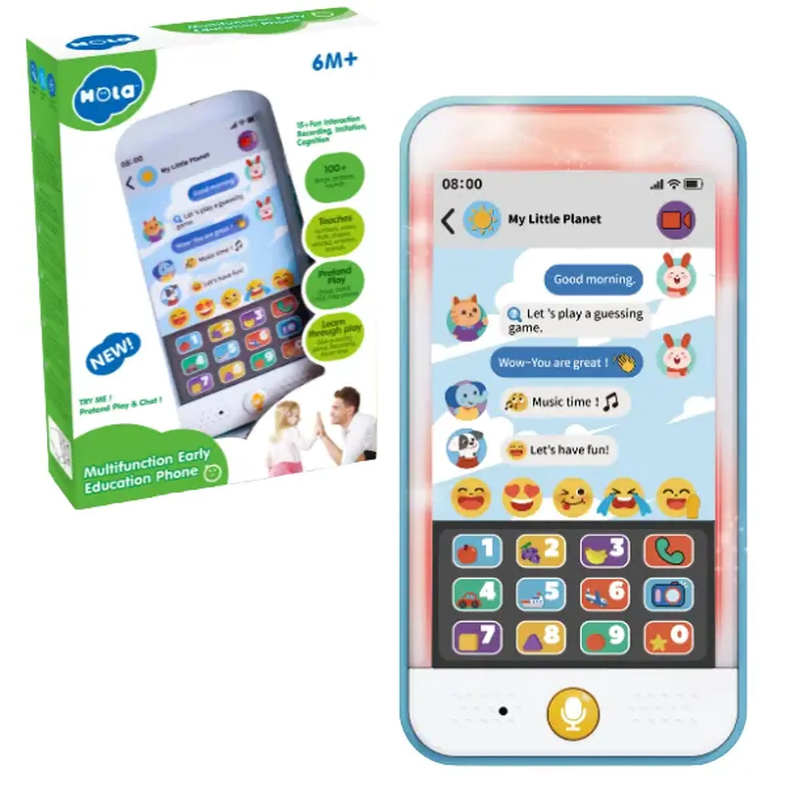 Telefon interactiv pentru copii "100 cântece"
