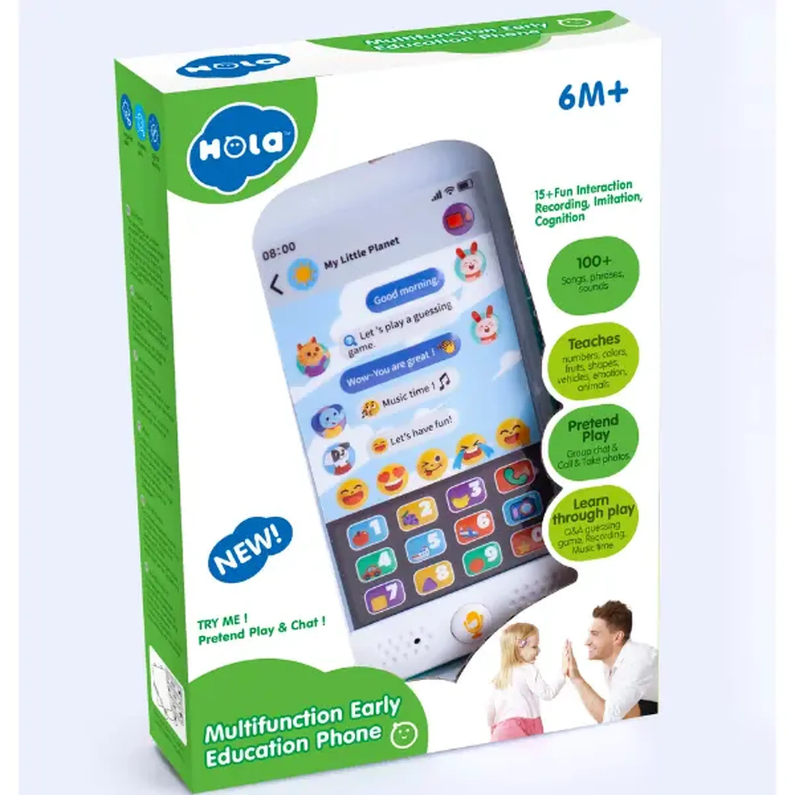 Telefon interactiv pentru copii "100 cântece"