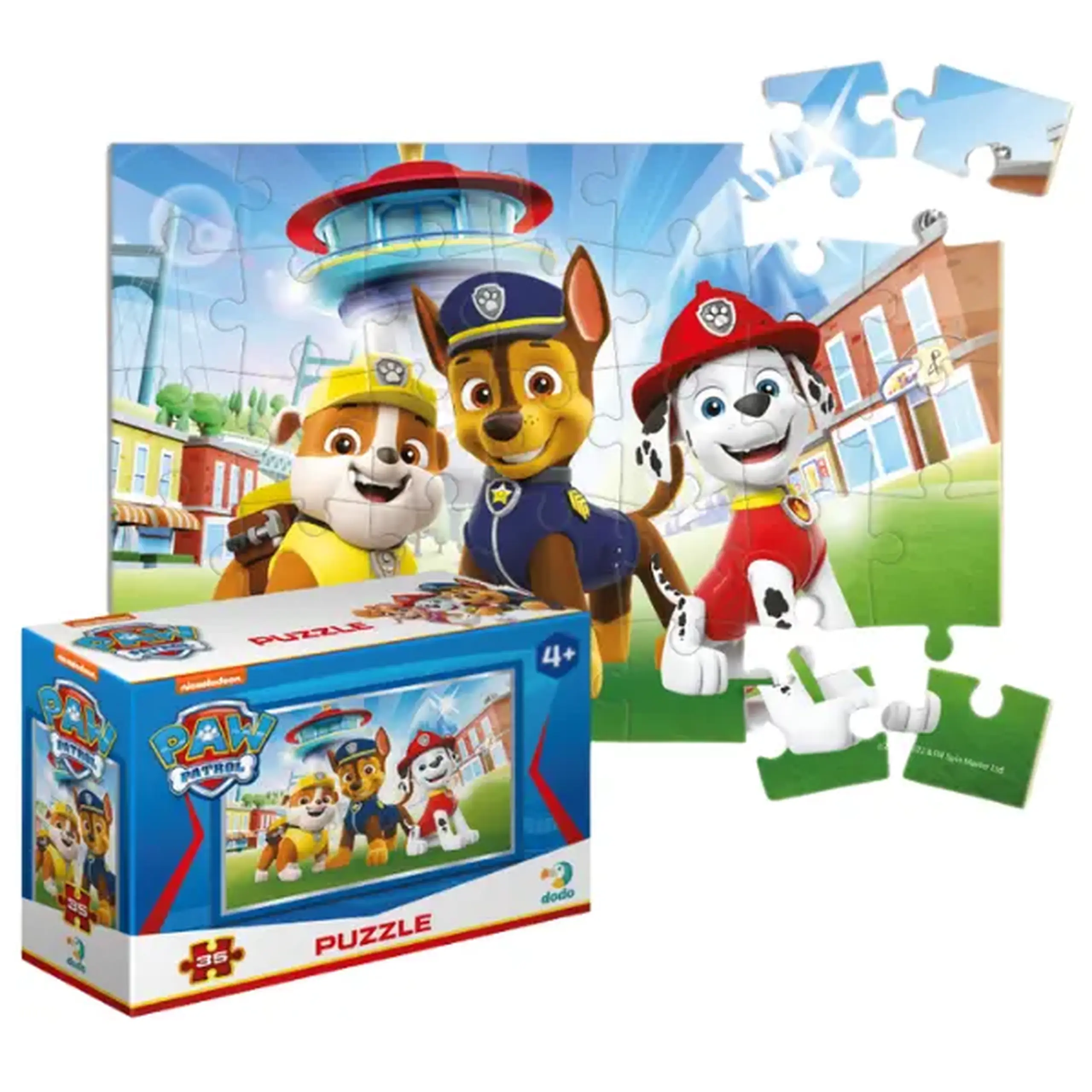 Puzzle-mini "Prieteni curajoși", seria Patrula cățelușilor, 35 elem.