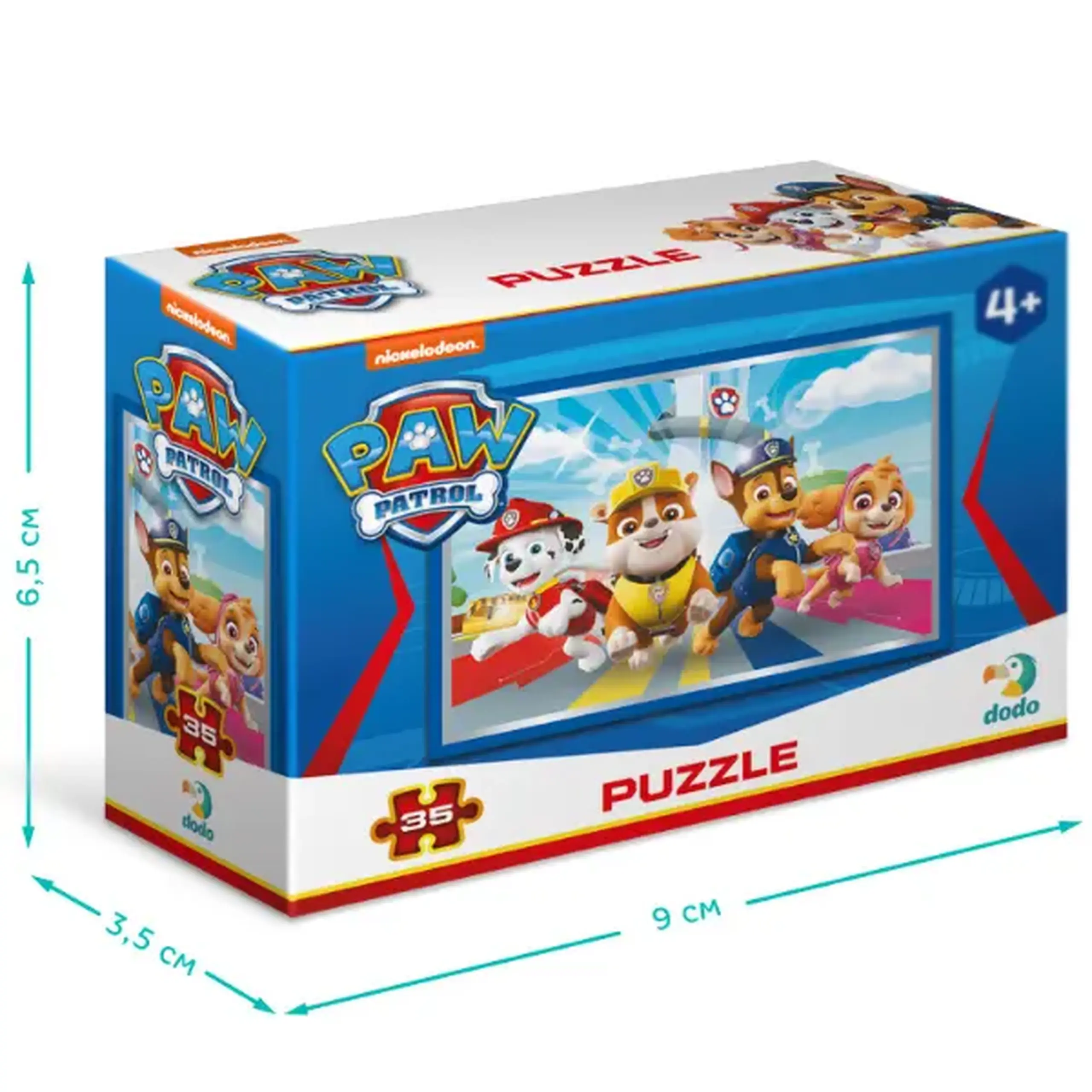 Puzzle-mini "Echipa", seria Patrula cățelușilor, 35 elem.