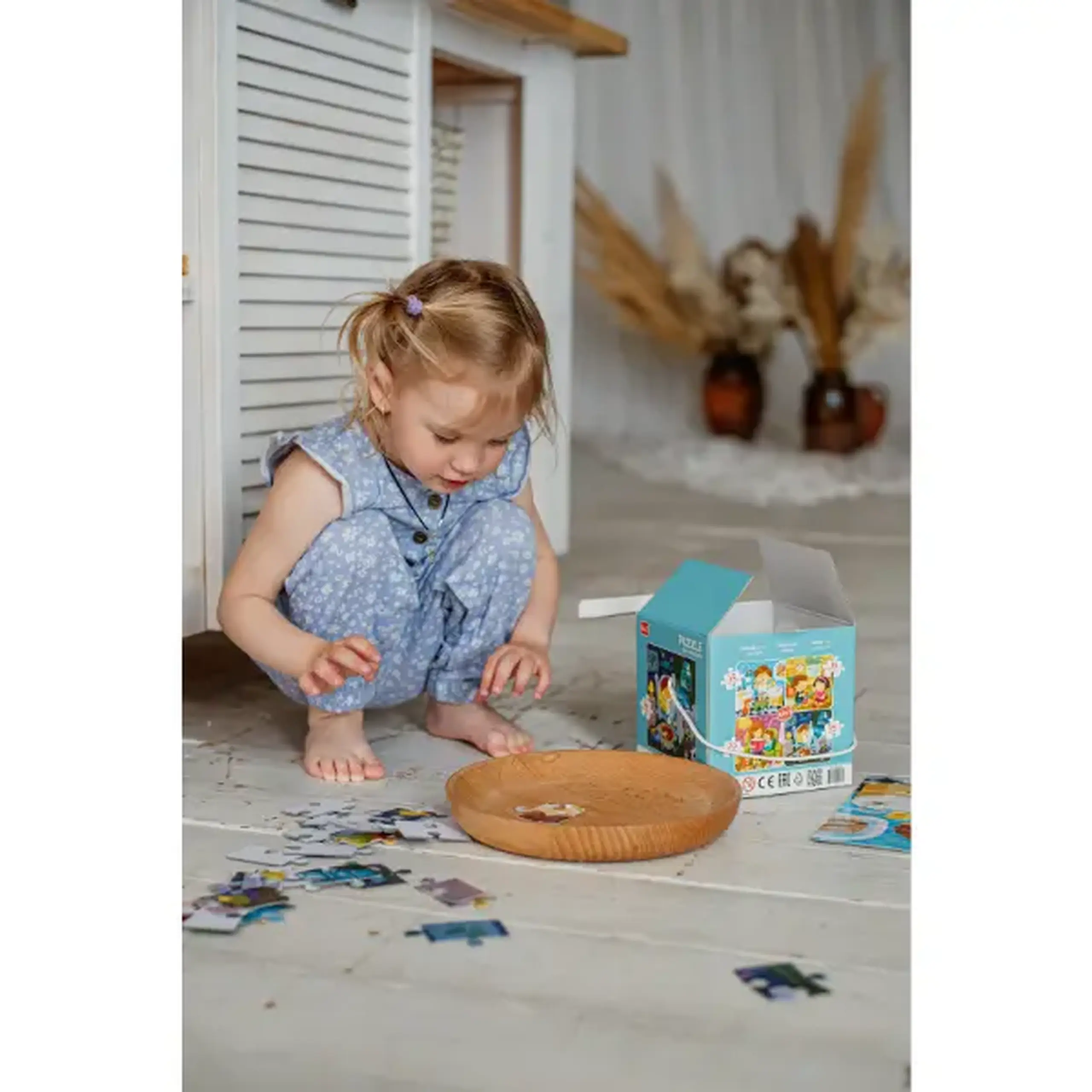 Puzzle 4 în 1 "Ziua mea", 72 elem.