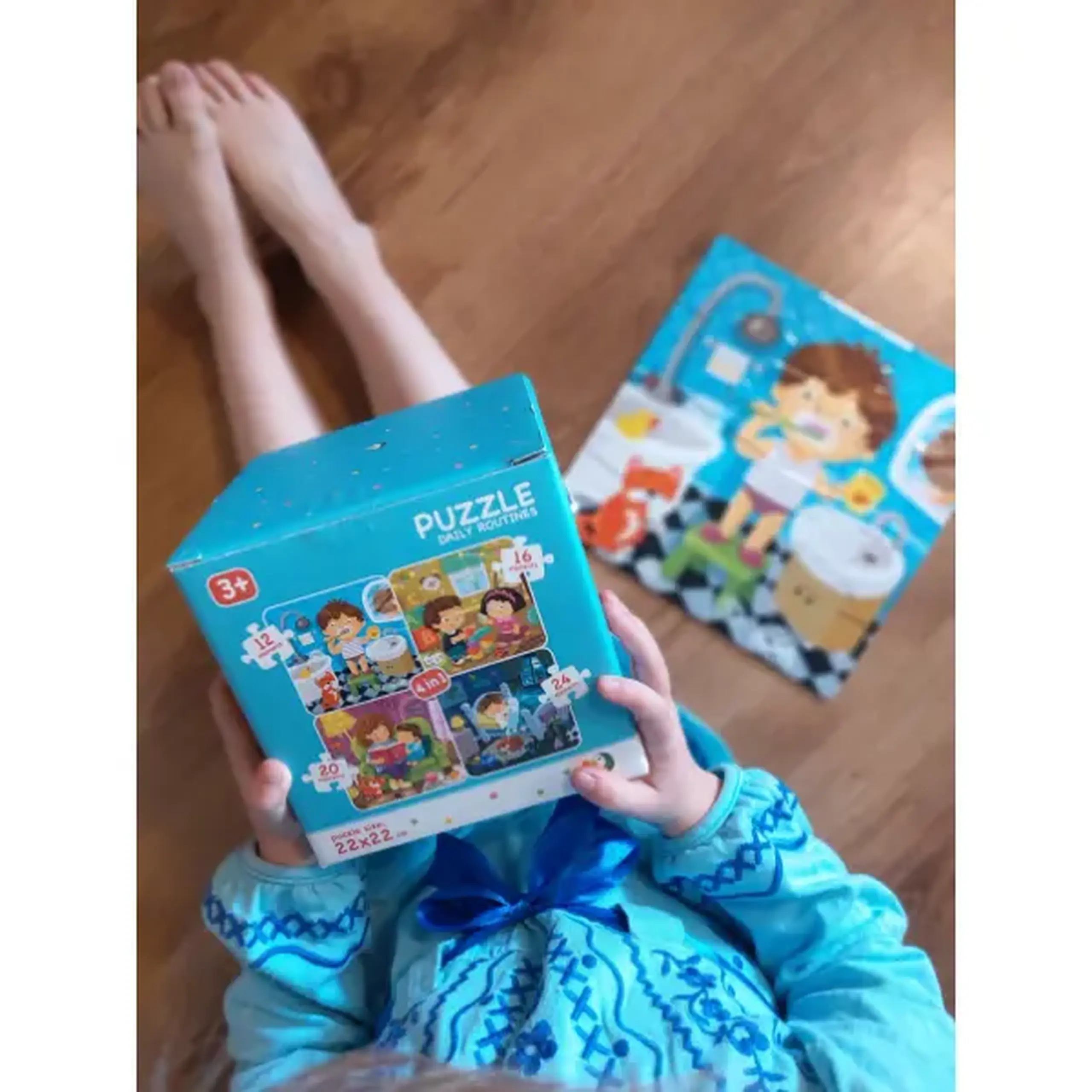 Puzzle 4 în 1 "Ziua mea", 72 elem.