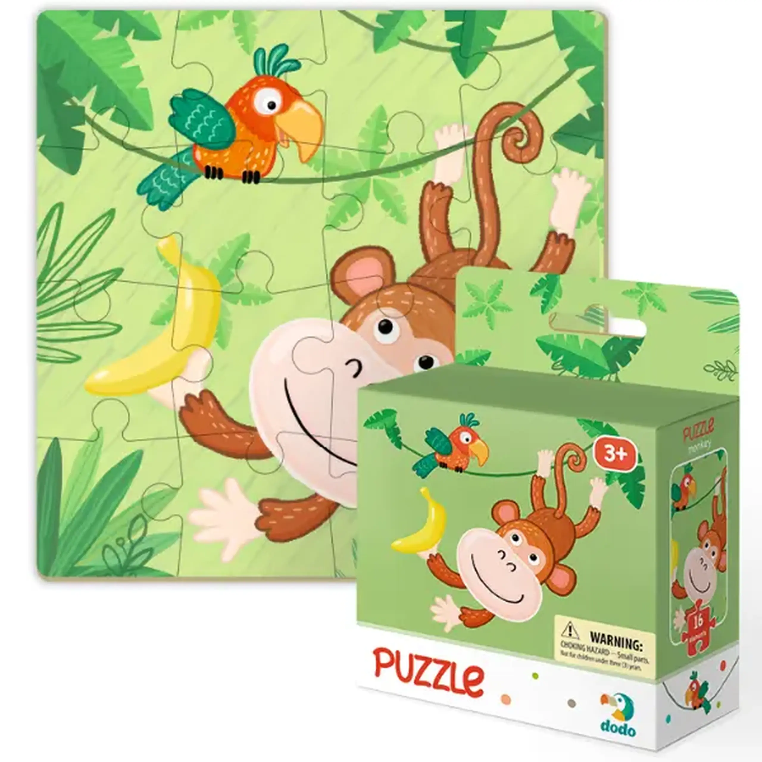 Puzzle "Maimuțică", 16 elem.
