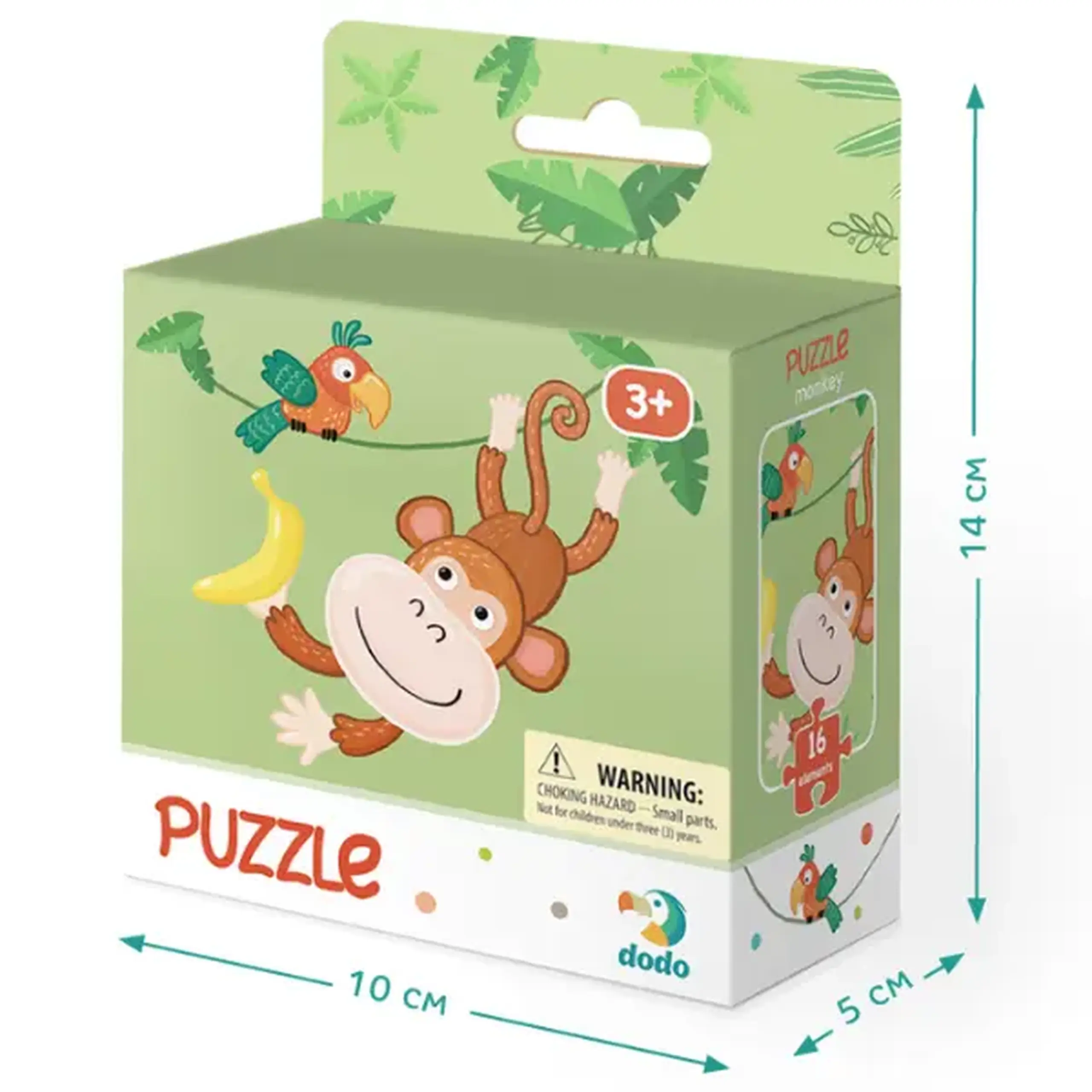 Puzzle "Maimuțică", 16 elem.