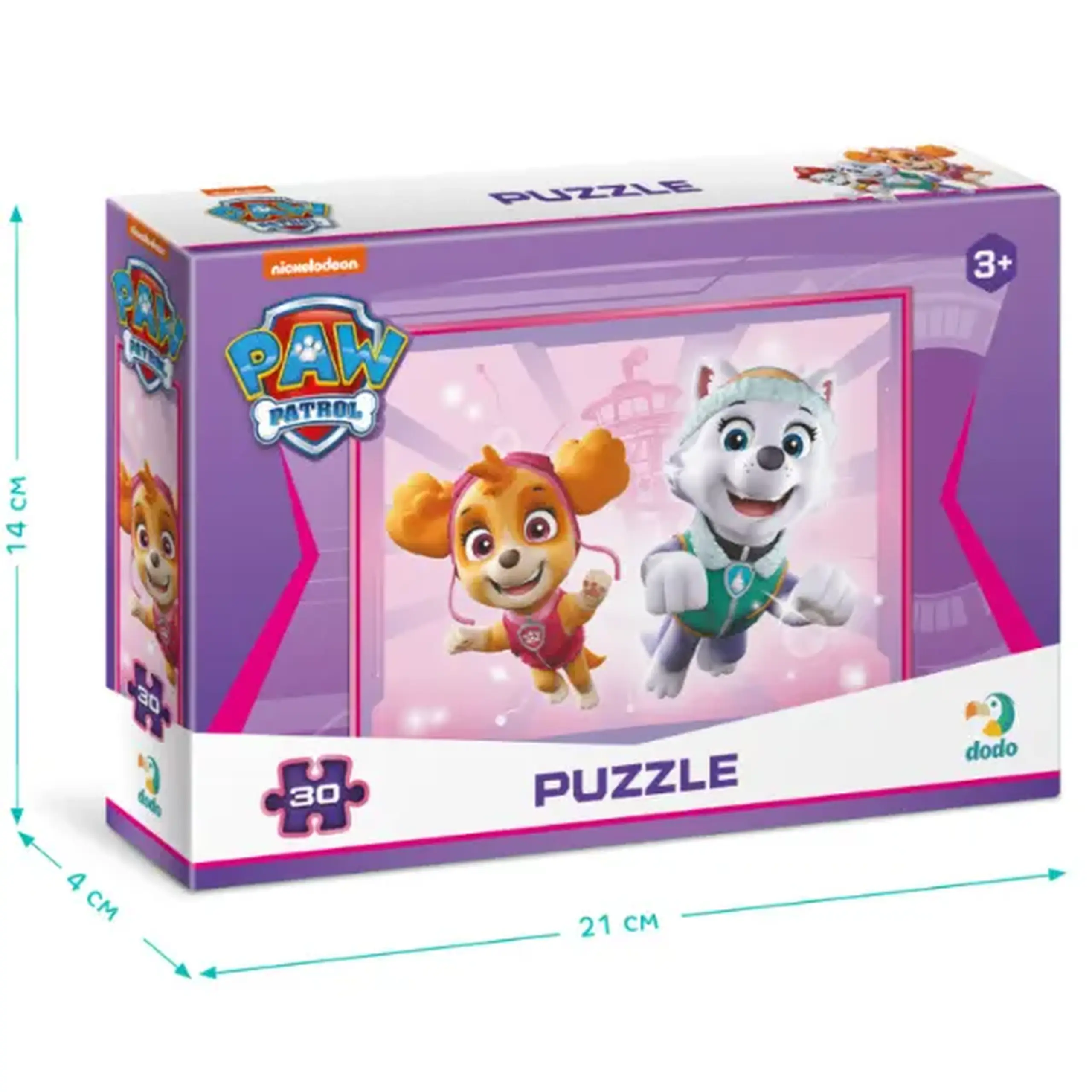 Puzzle "Skye și Everest", seria Patrula cățelușilor, 30 elem.