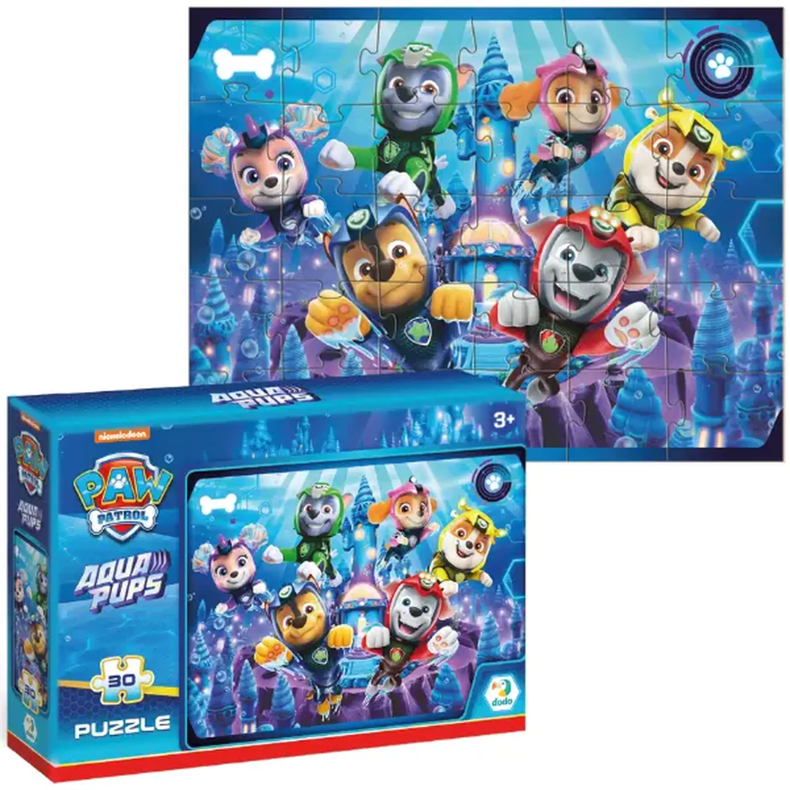 Puzzle "Cățelușii subacvatici", seria Patrula cățelușilor, 30 elem.