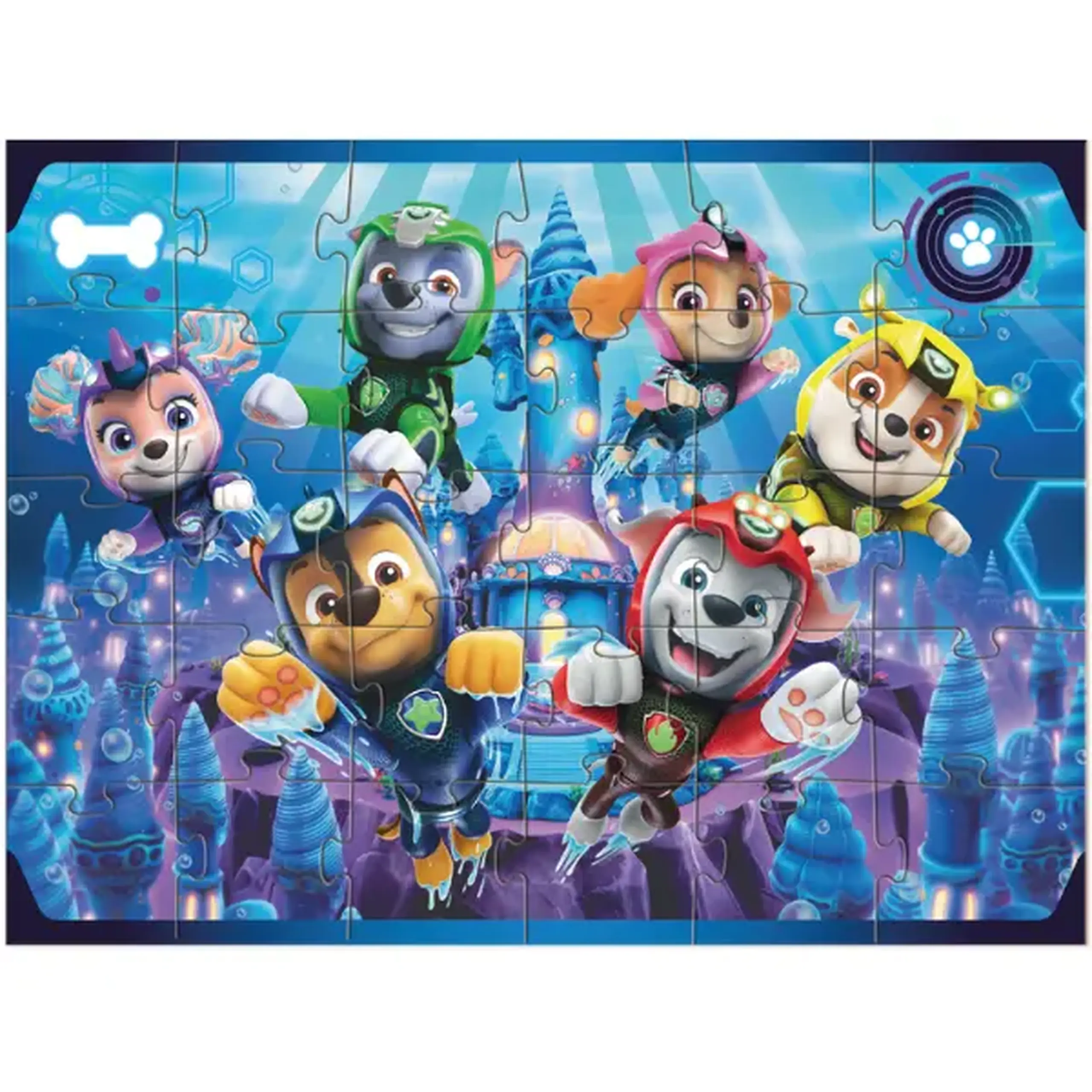 Puzzle "Cățelușii subacvatici", seria Patrula cățelușilor, 30 elem.
