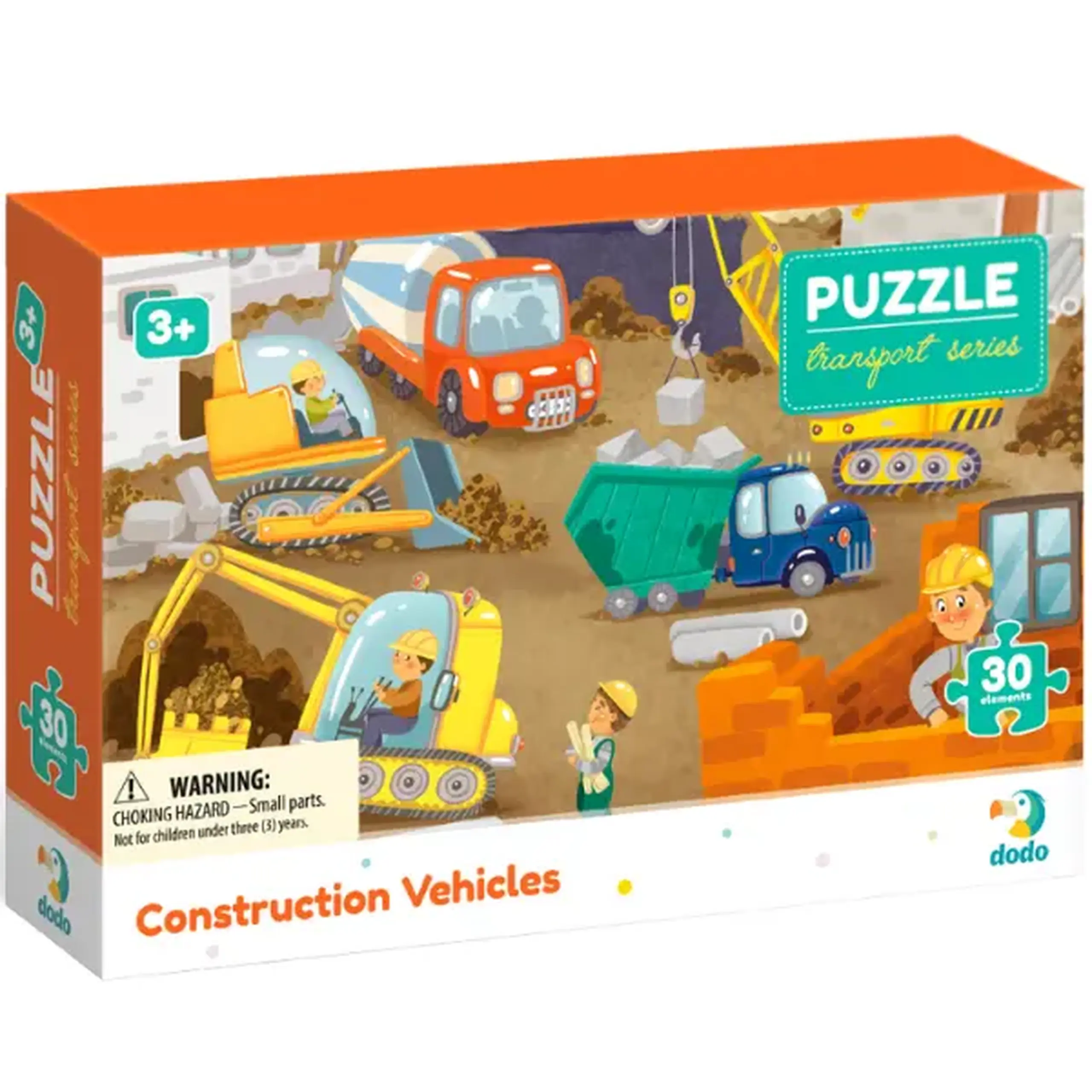 Puzzle "La șantier de construcții", 30 elem.