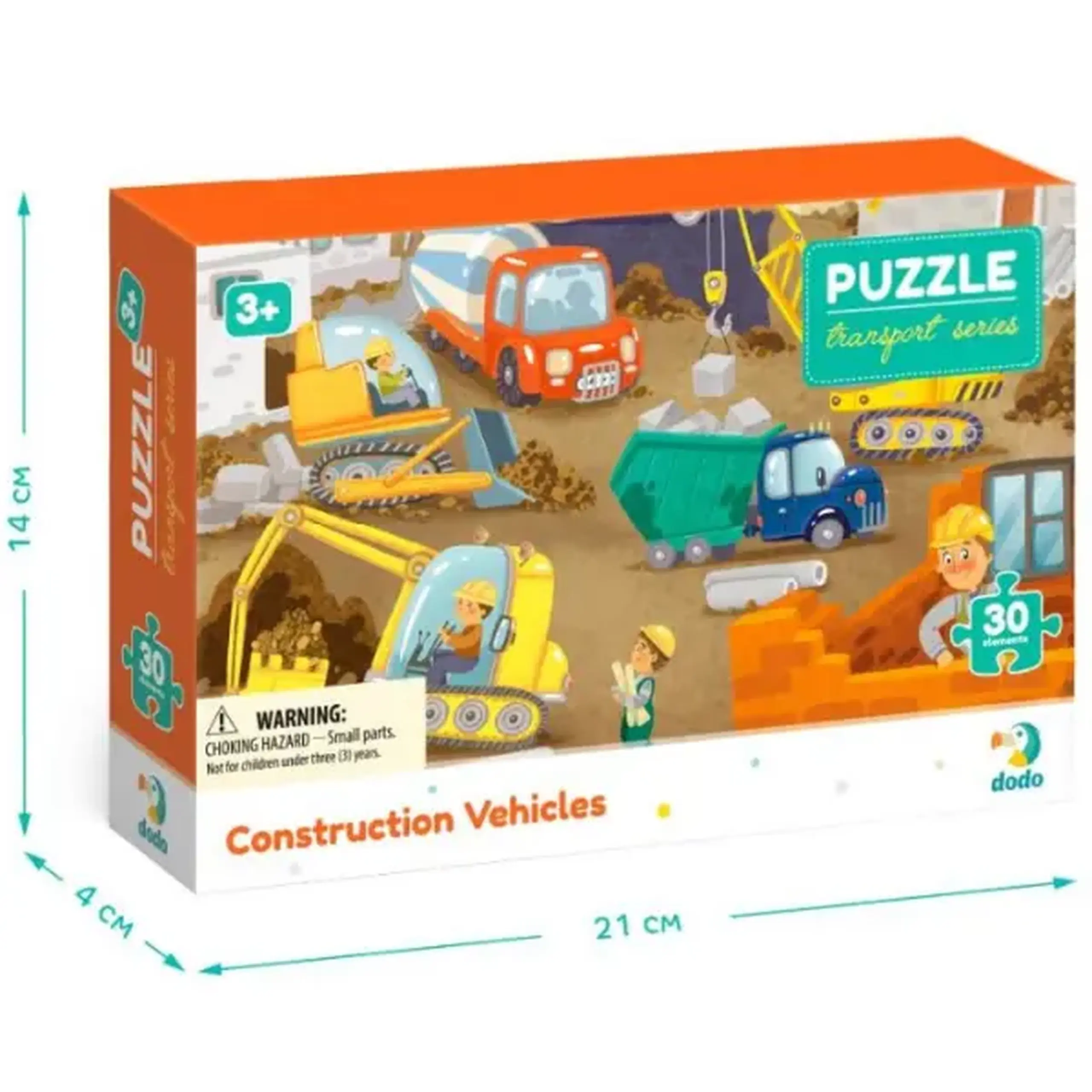 Puzzle "La șantier de construcții", 30 elem.