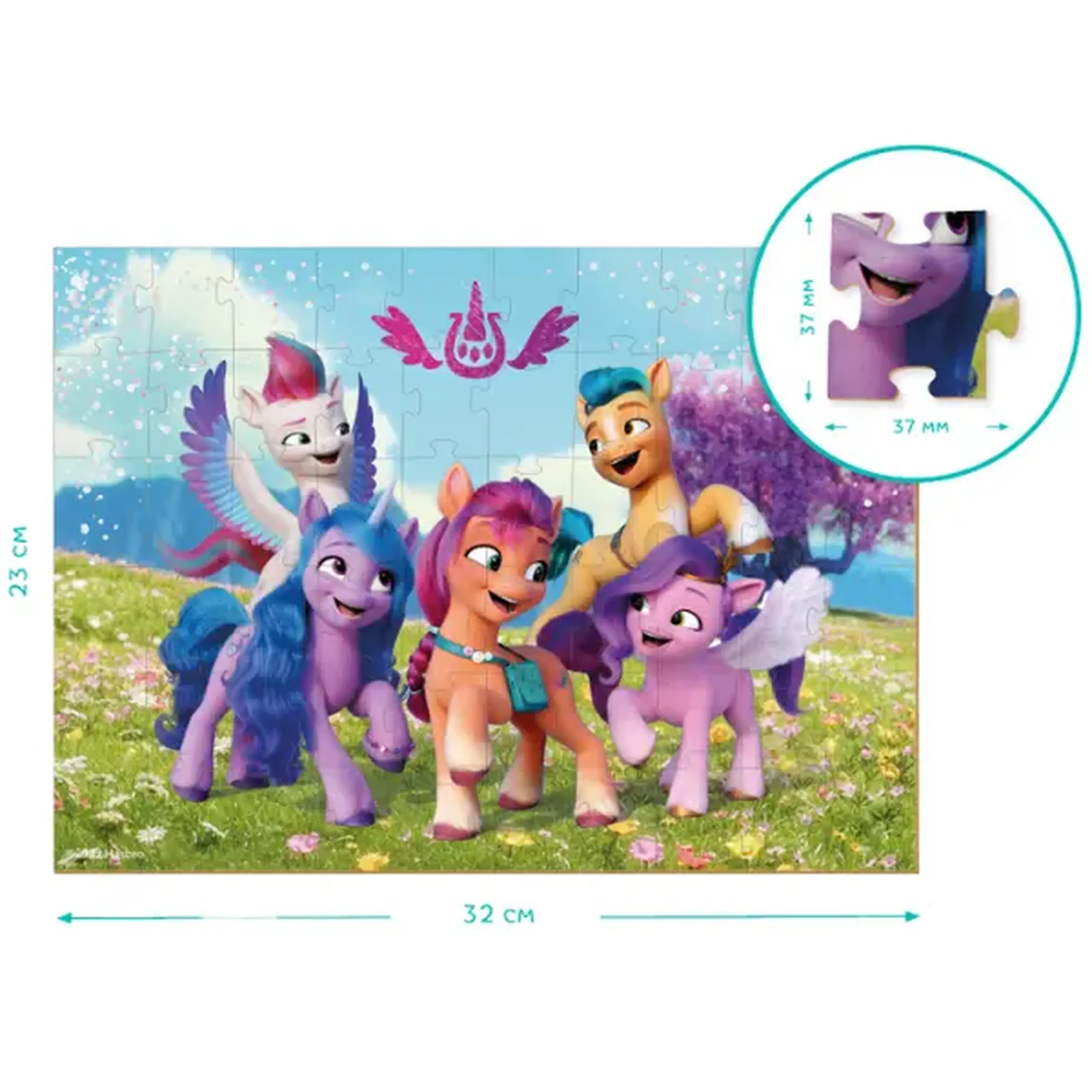 Puzzle "Aventuri în Maretim Bay", seria My Little Pony, 60 elem.