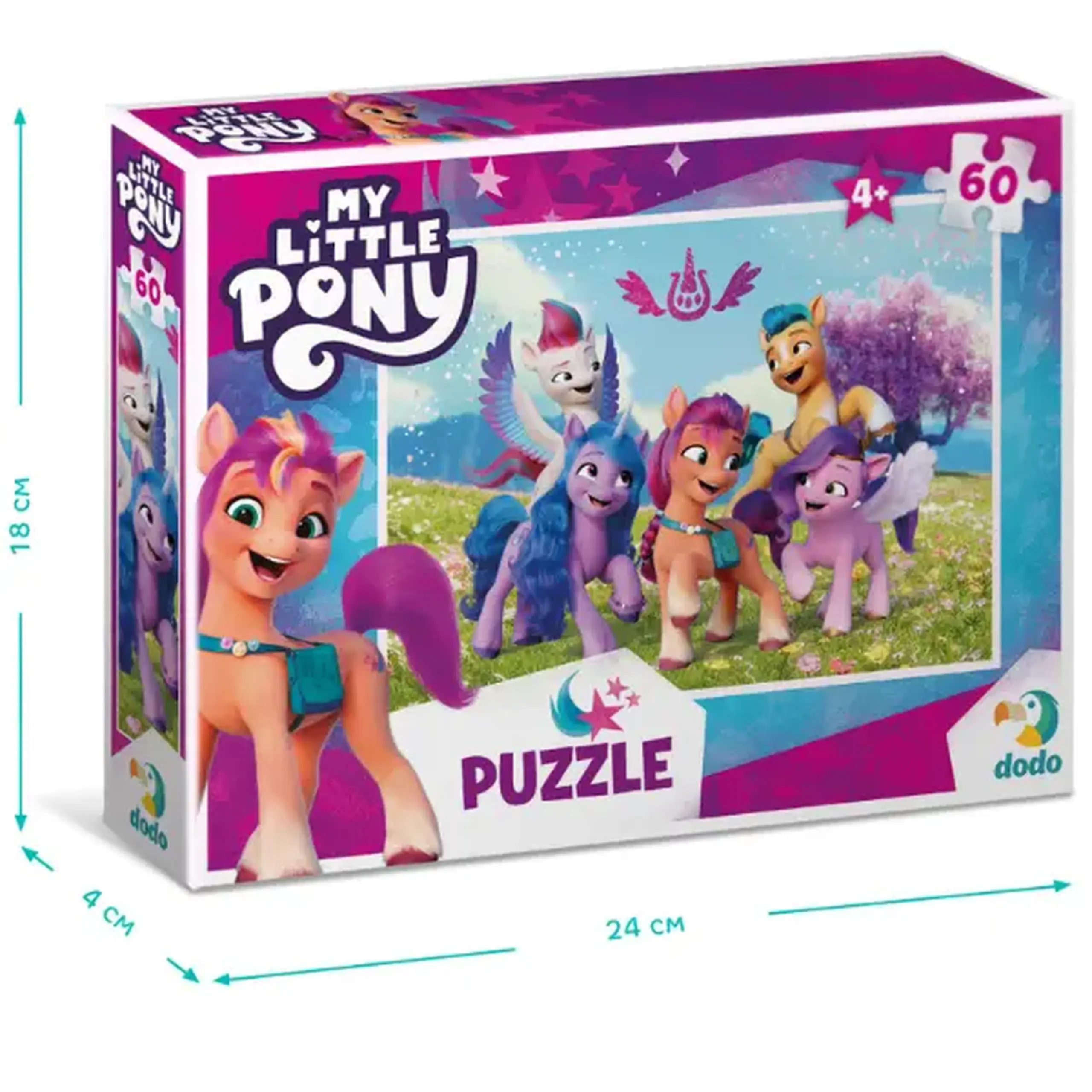 Puzzle "Aventuri în Maretim Bay", seria My Little Pony, 60 elem.