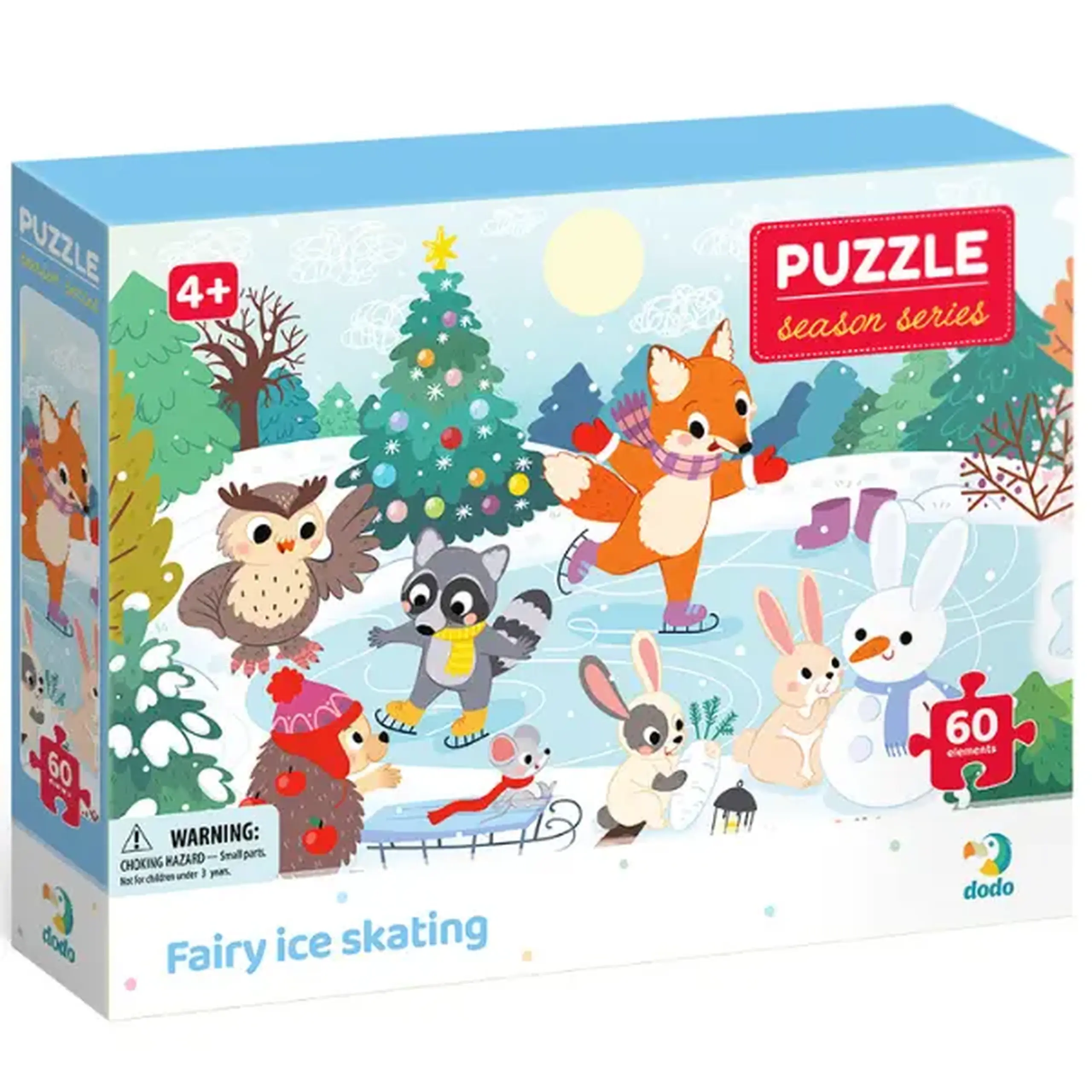 Puzzle "Patinoarul magic", seria Anotimpuri, 60 elem.
