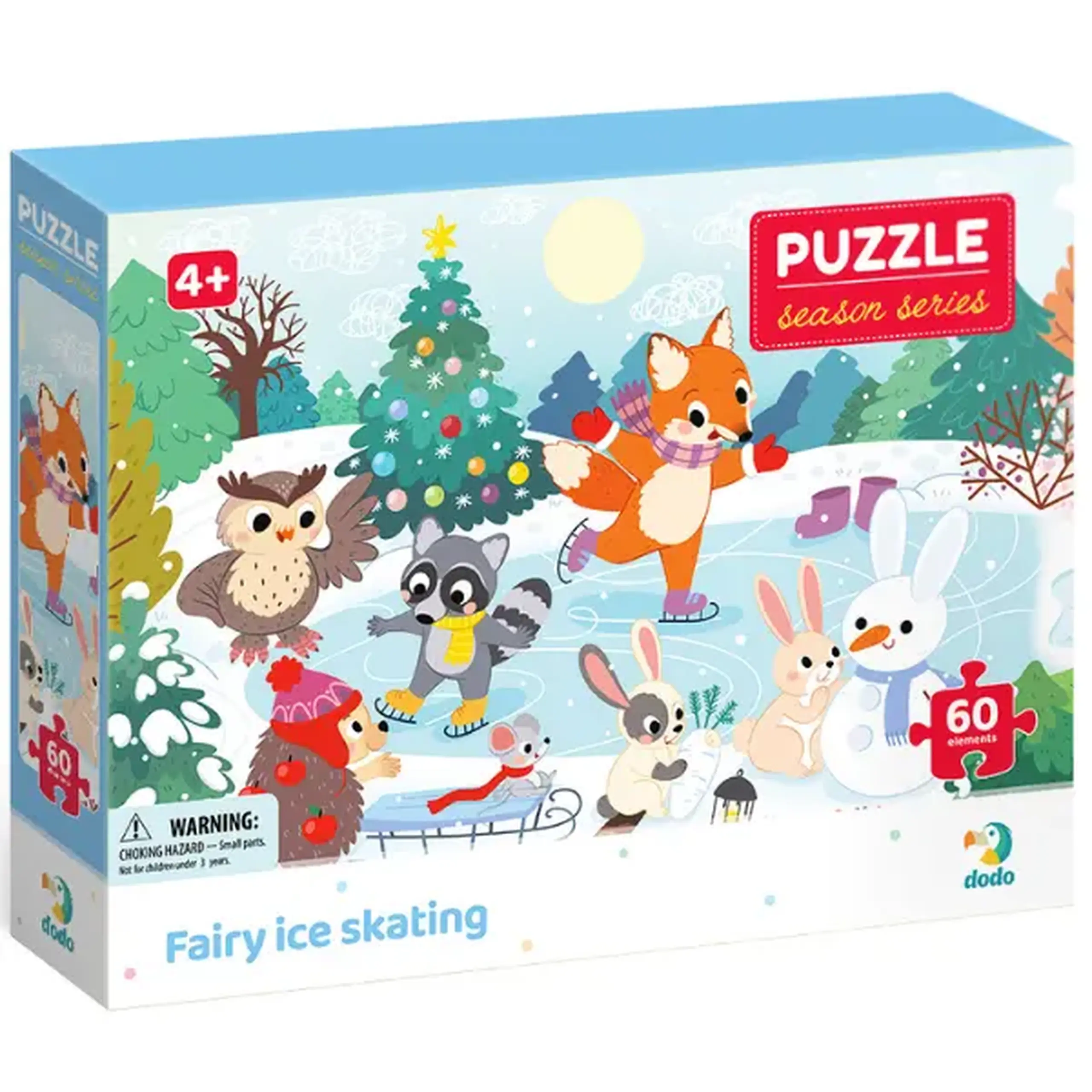 Puzzle "Patinoarul magic", seria Anotimpuri, 60 elem.