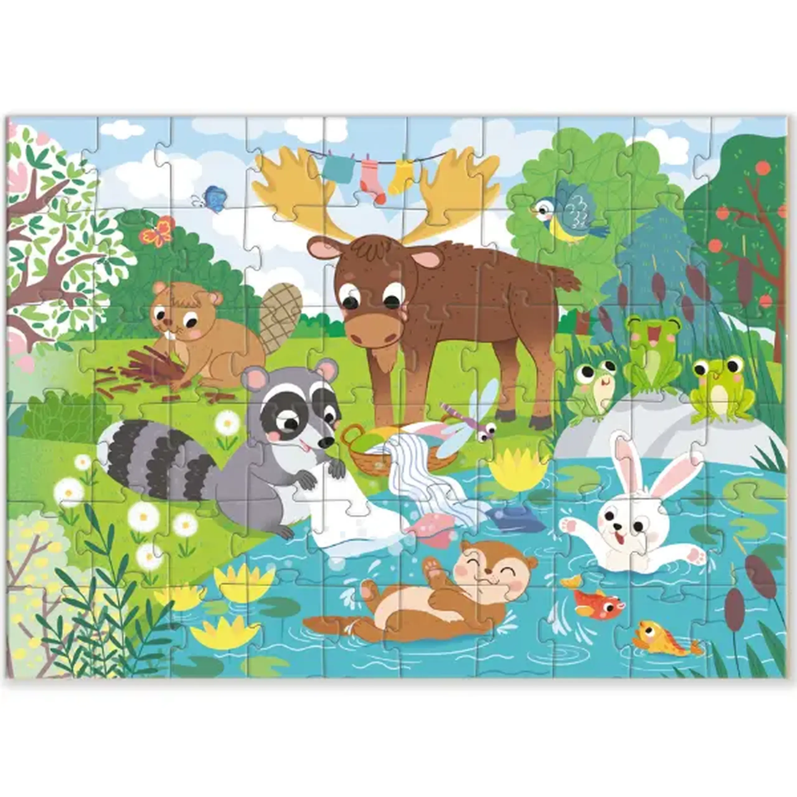 Puzzle "Zile cu soare", seria Anotimpuri, 60 elem.
