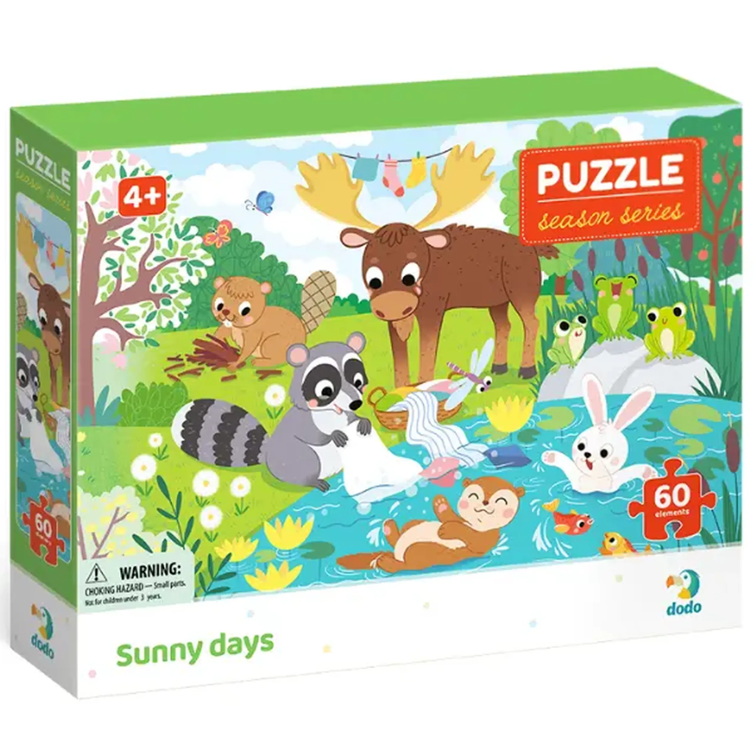 Puzzle "Zile cu soare", seria Anotimpuri, 60 elem.