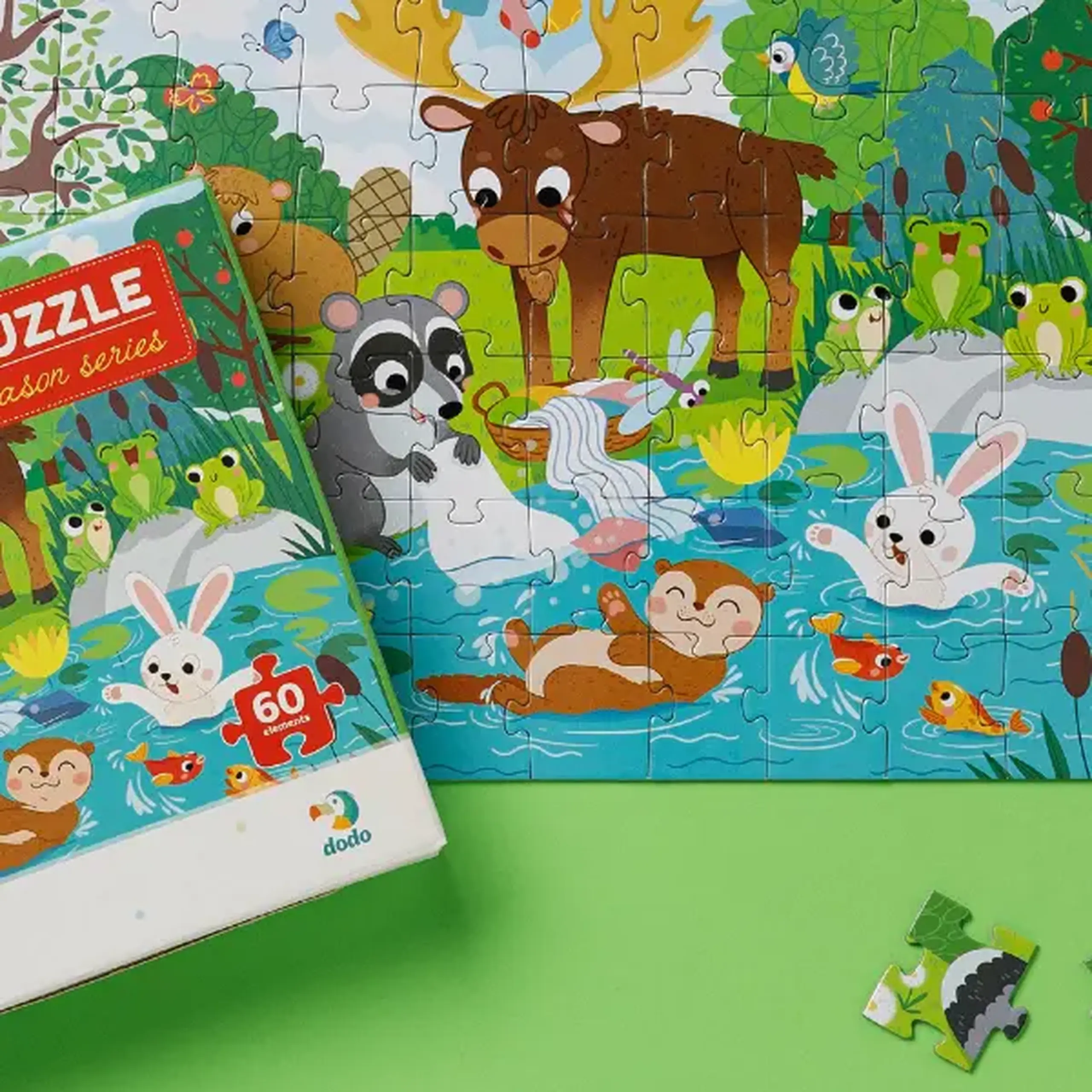 Puzzle "Zile cu soare", seria Anotimpuri, 60 elem.