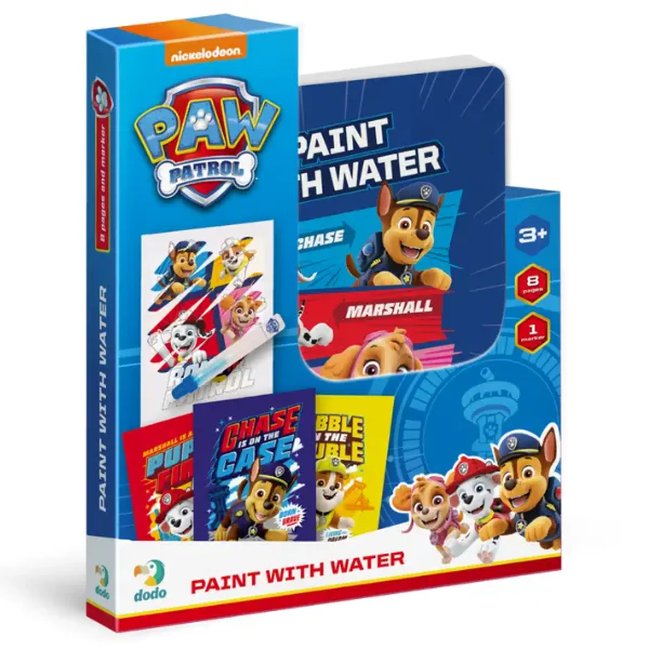 Set de colorat cu apă "Cățeluși", seria Patrula cățelușilor, 8 pagini