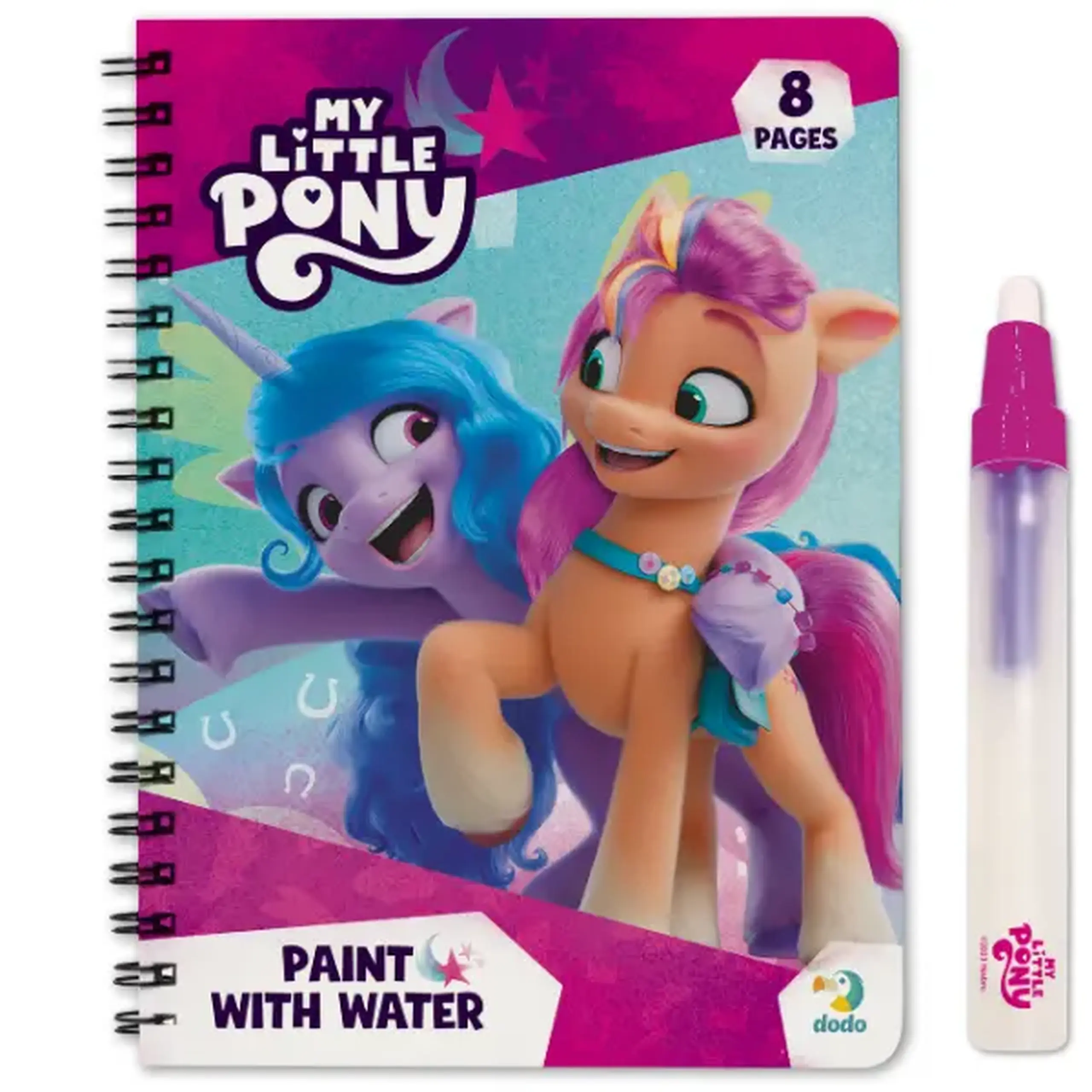 Set de colorat cu apă "Poni", seria My little pony, 8 pagini
