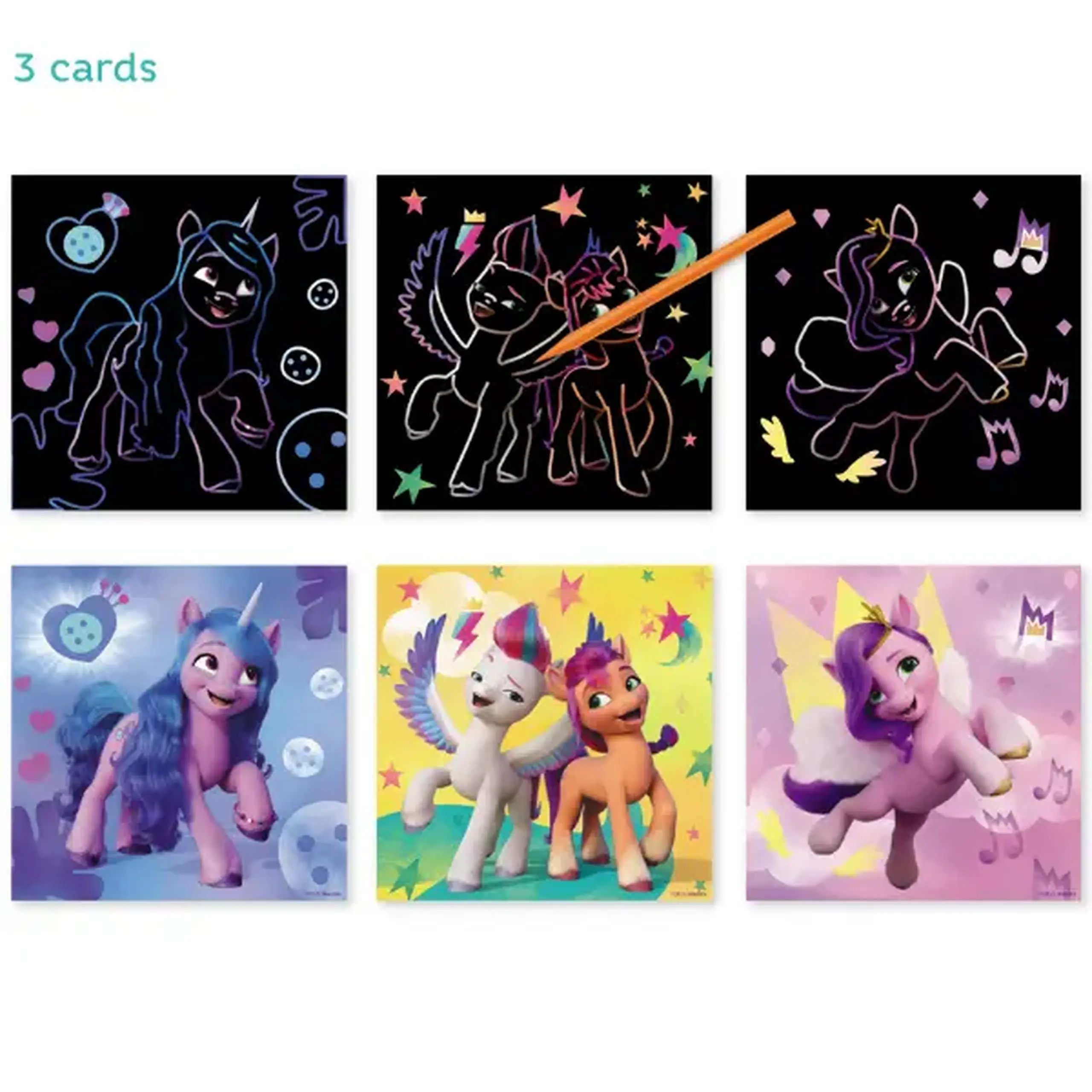 Set de gravuri "Generația nouă", seria My little pony