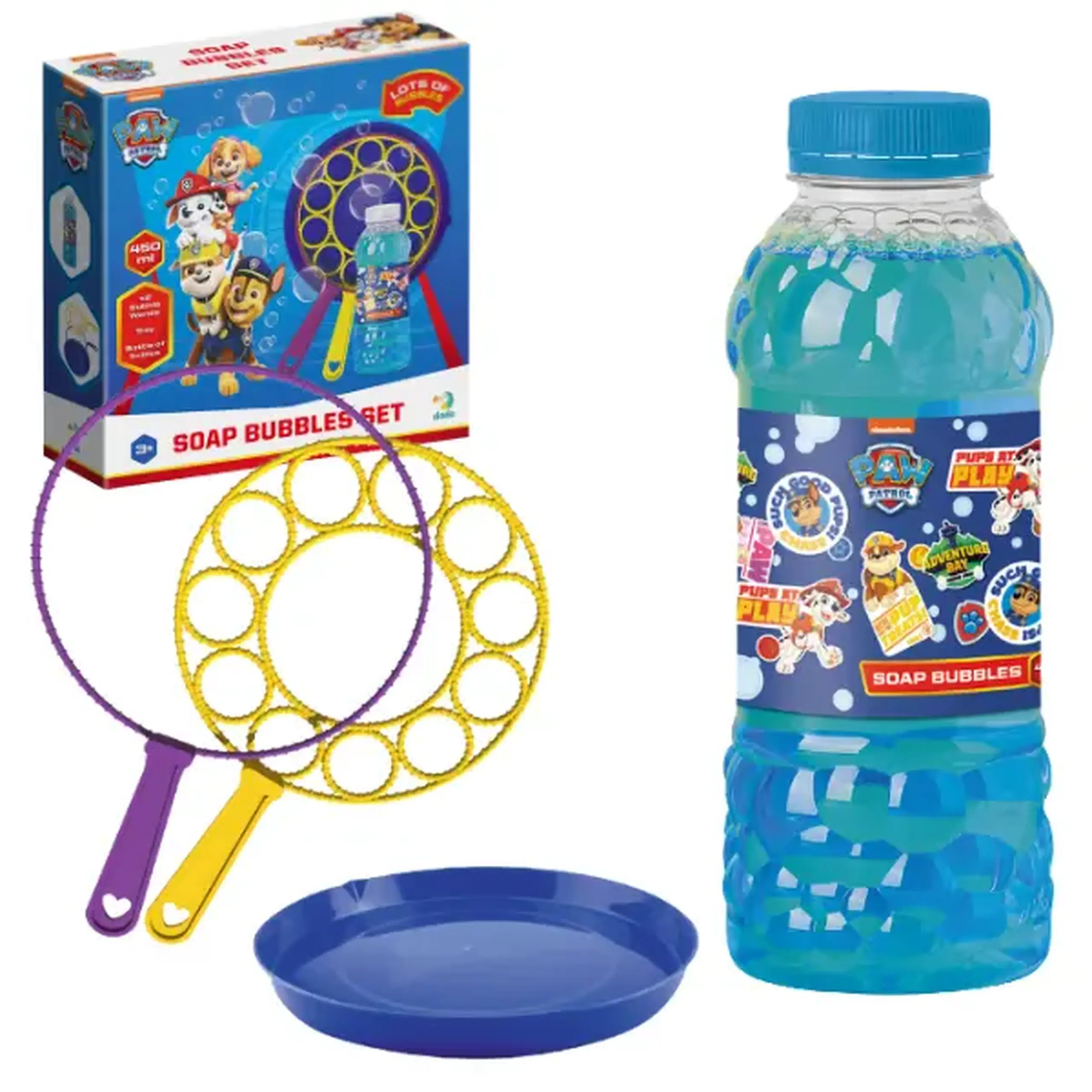 Set baloane de săpun "Patrula cățelușilor", 450 ml