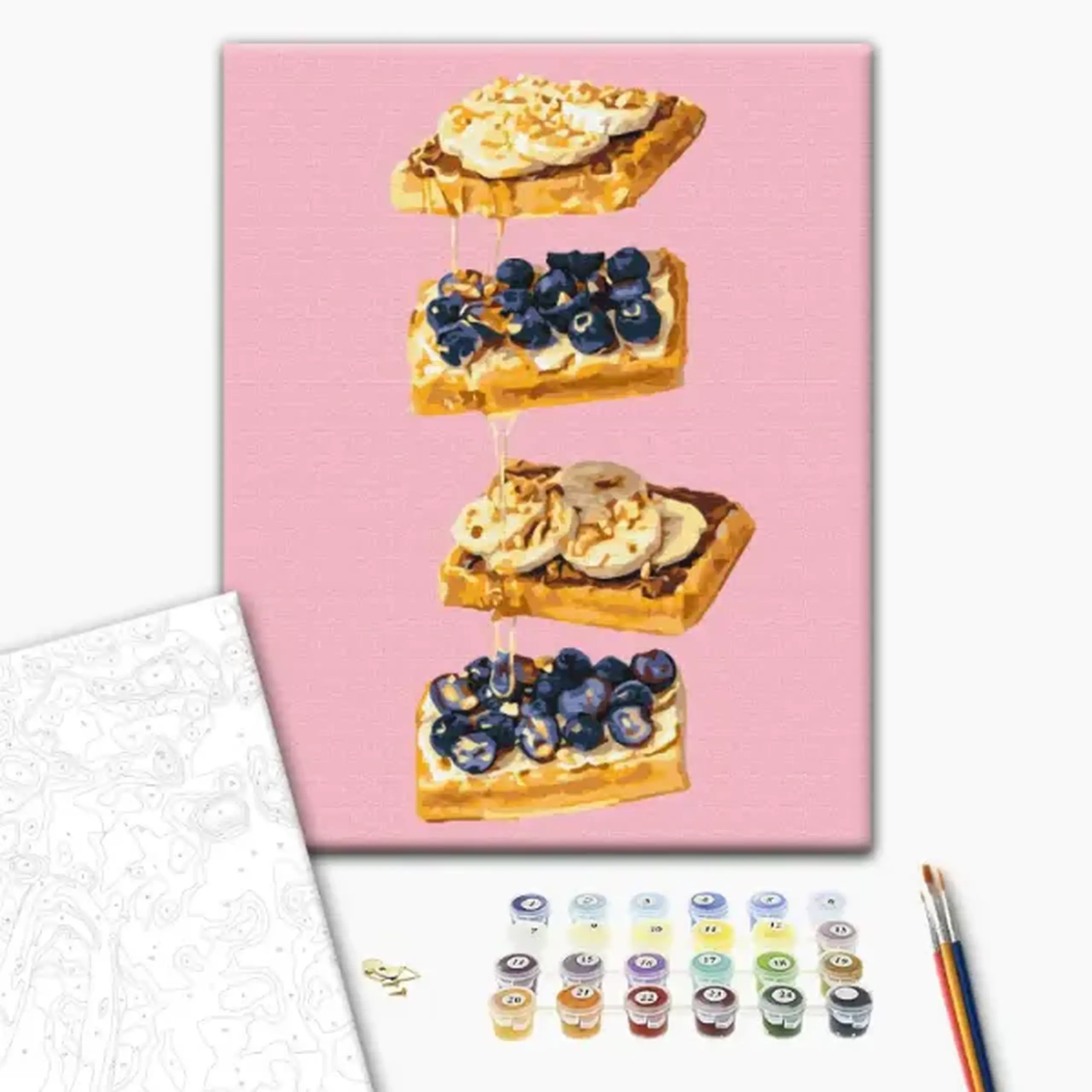 Pictură pe numere 40*50 cm (în cutie) - O poveste dulce