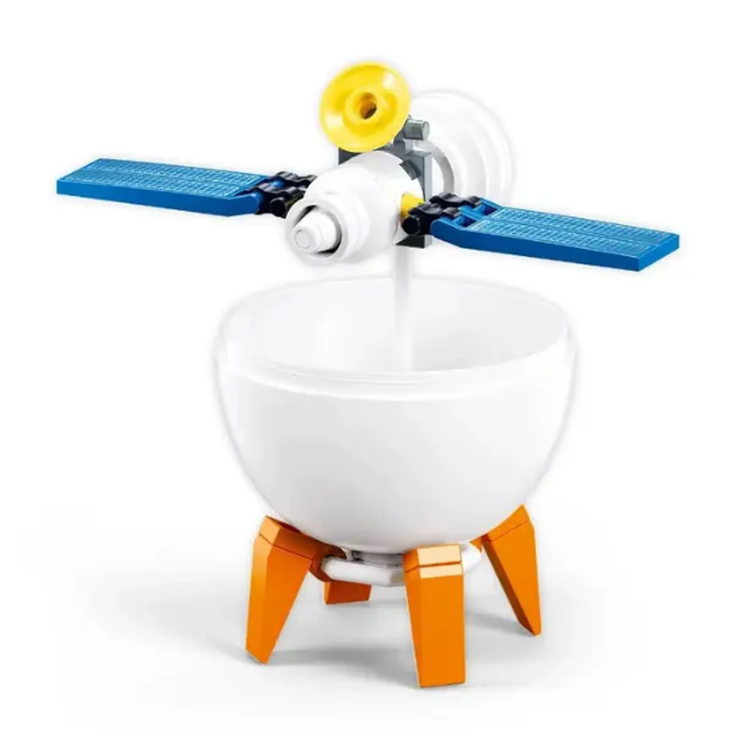 Set-surpriză de construcție ”Transport cosmic”, în ou, 12 modele, de la 51 pînă la 100 elem.