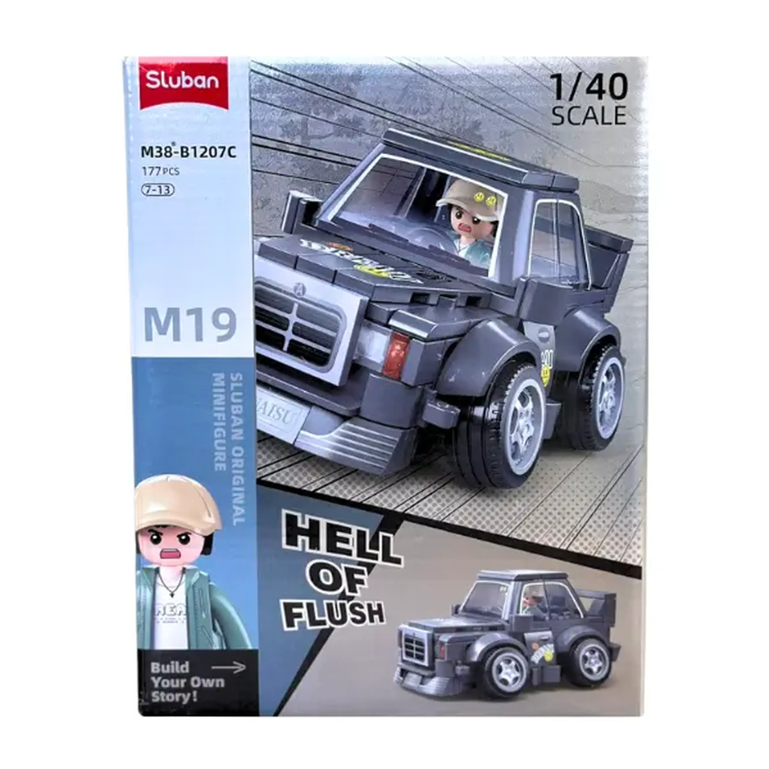 Set de construcție ”Automobil de curse", 4 modele, de la 156 pînă la 177 elem.