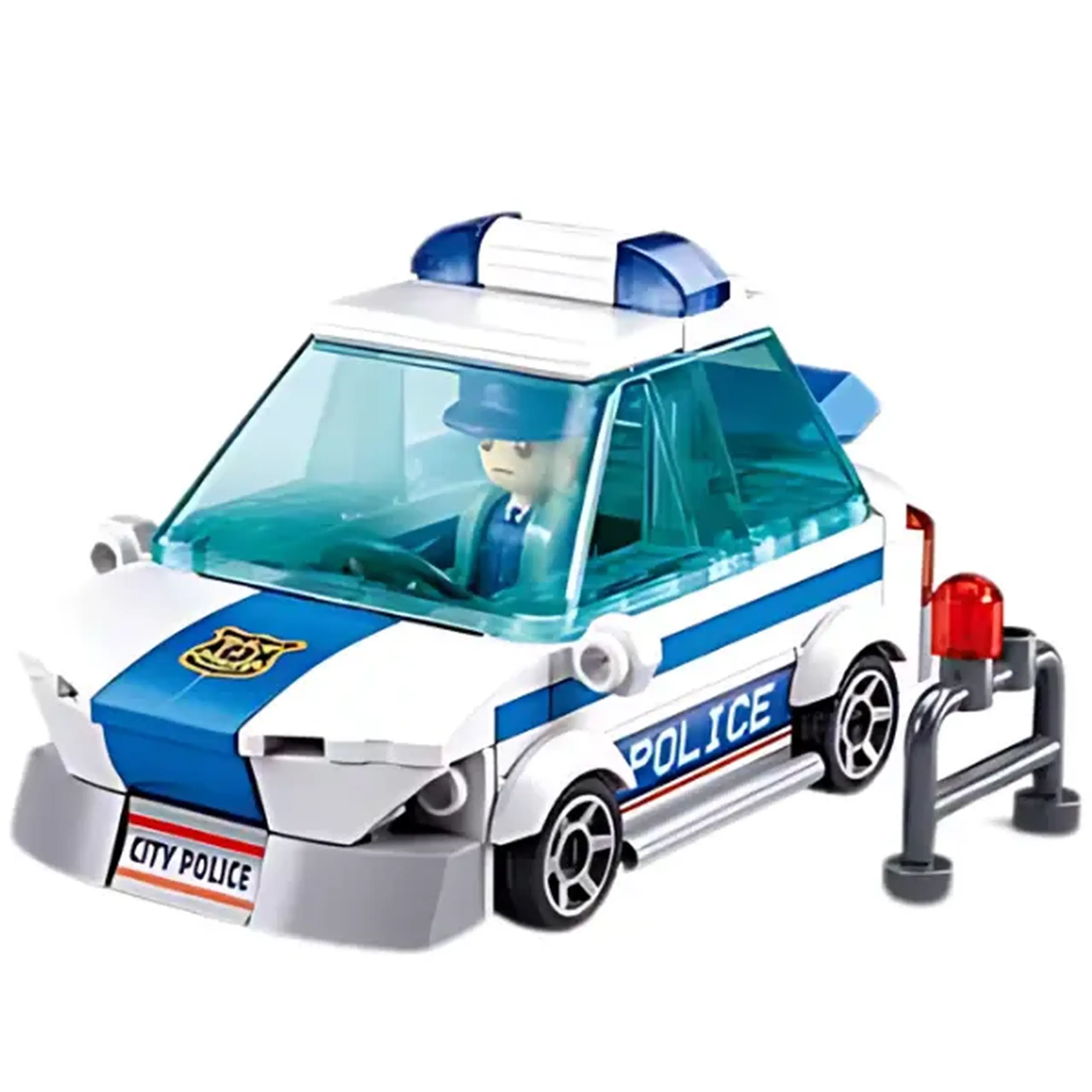 Set de construcție ”Poliția de patrulare", 4 modele, de la 97 pînă la 135 elem.