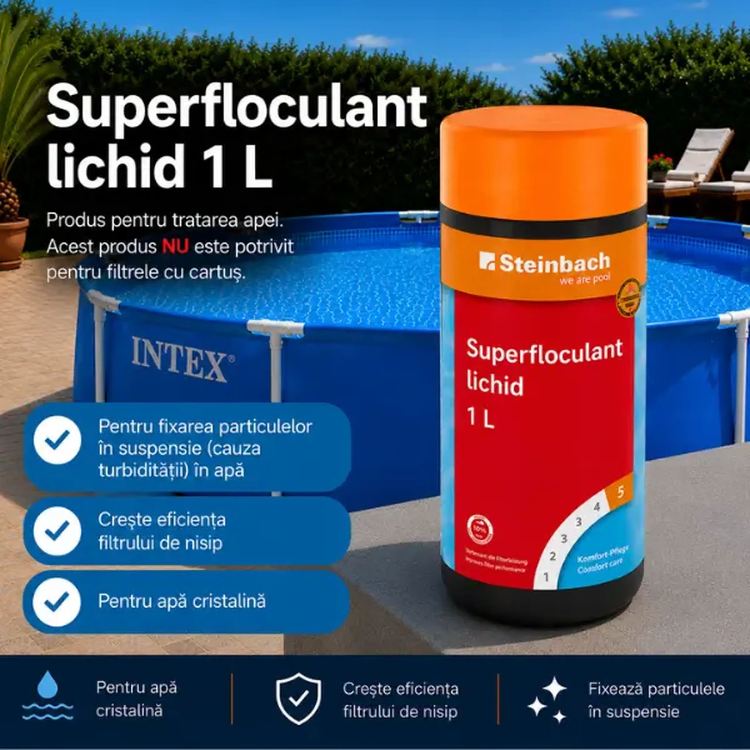 Superfloculant lichid, 1 l