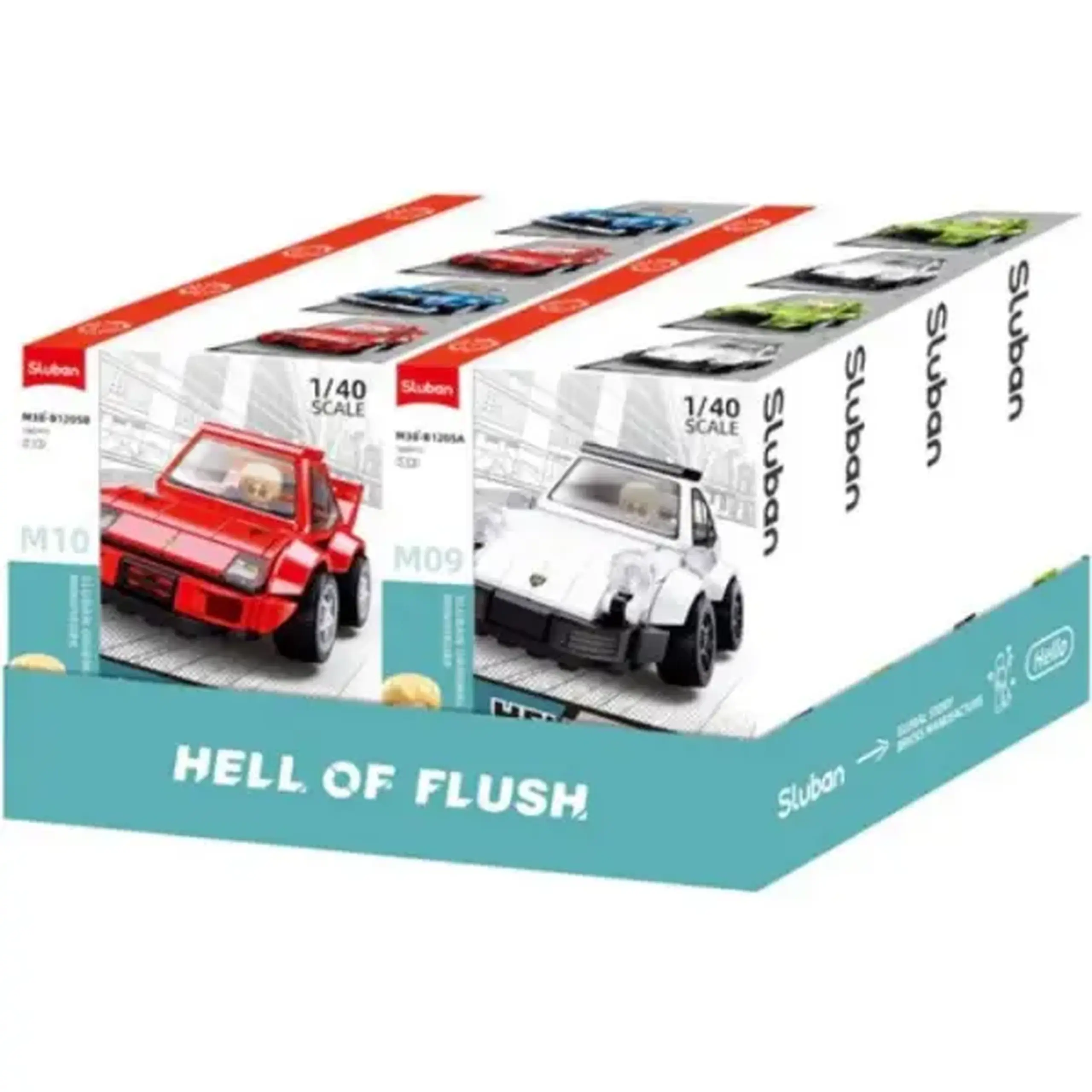 Set de construcție "Automobil de oraș", 4 modele, de la 157 pînă la 169 elem.