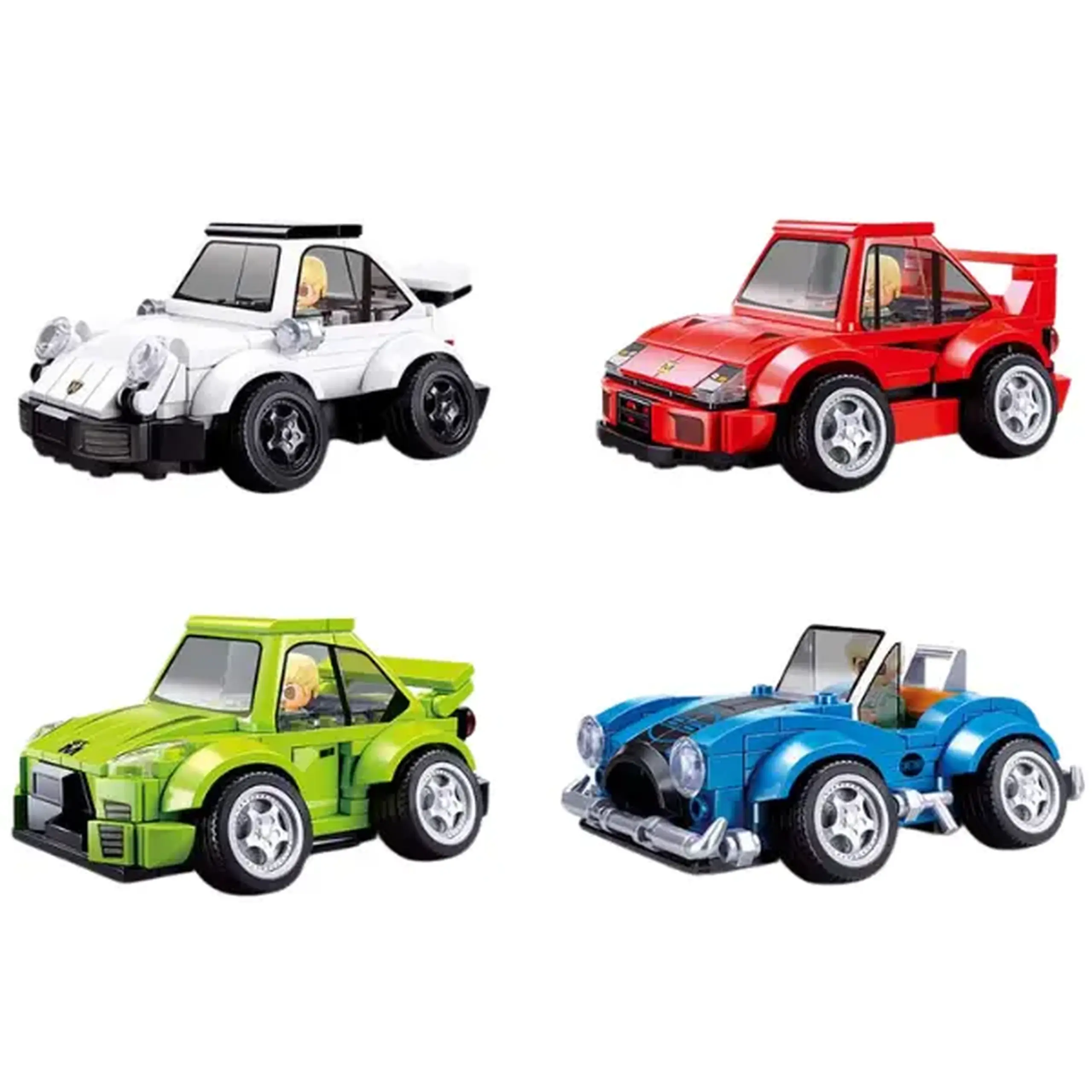 Set de construcție "Automobil de oraș", 4 modele, de la 157 pînă la 169 elem.