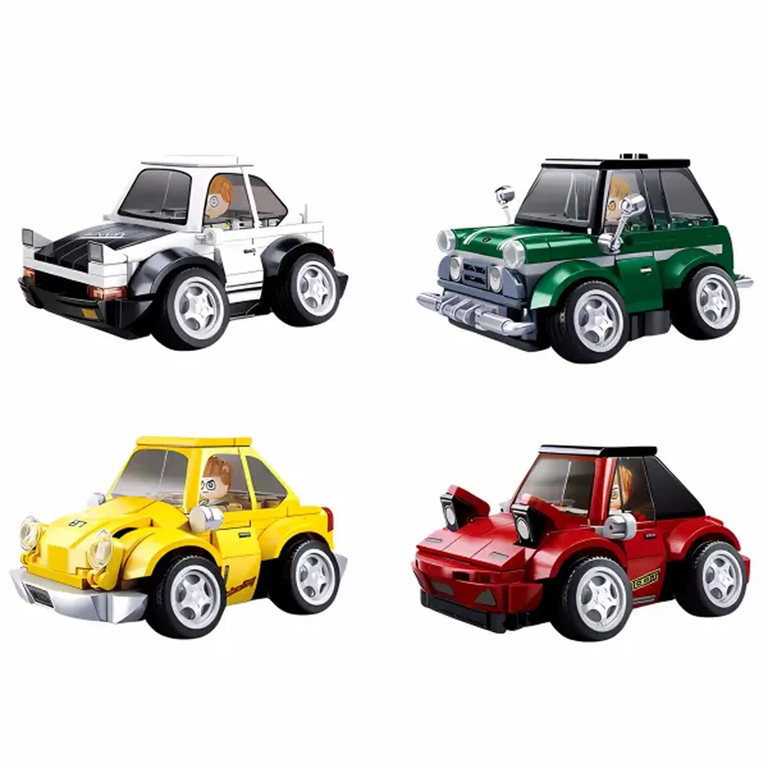 Set de construcție "Mașină de uz zilnic", 4 modele, de la 156 pînă la 169 elem.