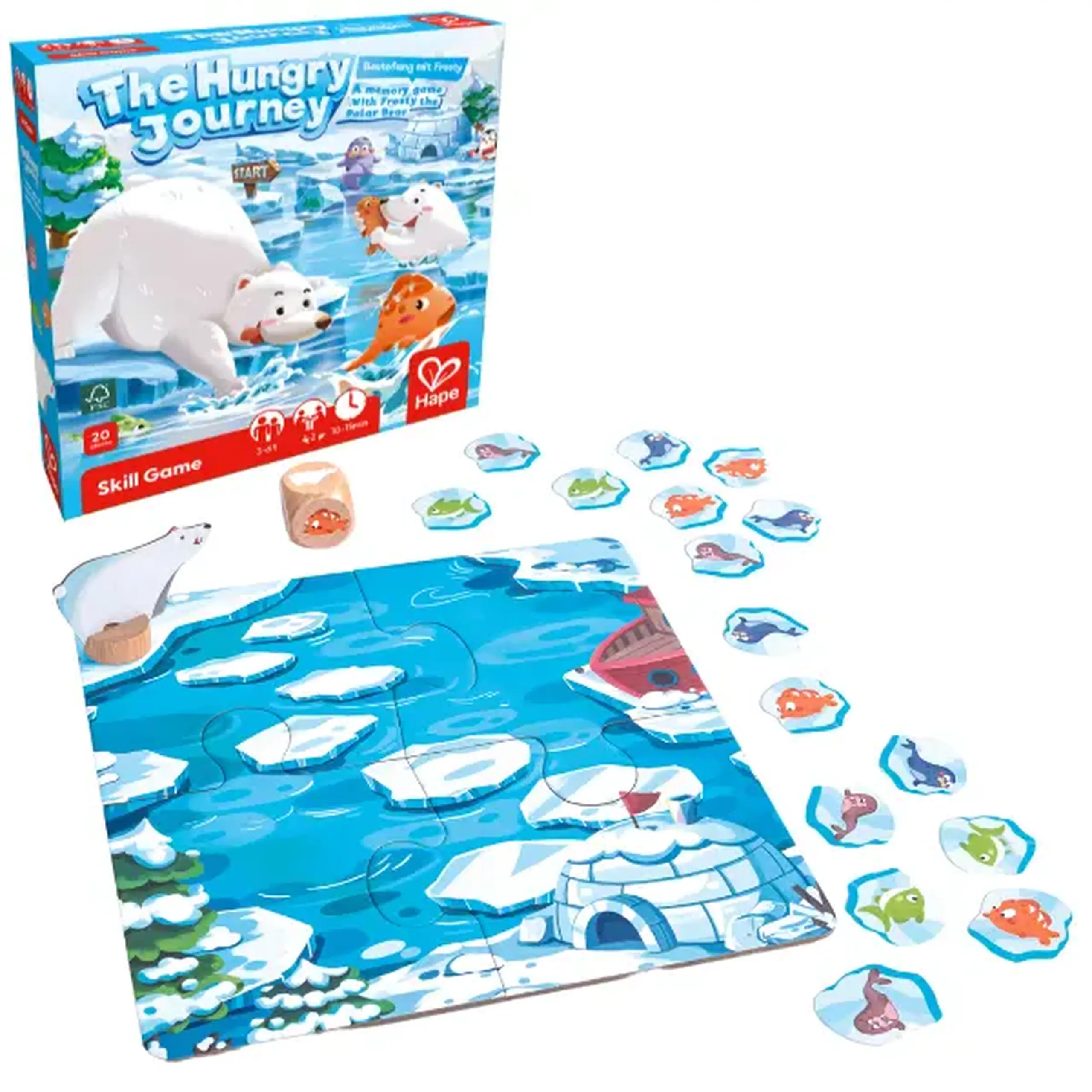 Joc de societate puzzle "Ursuleț polar"