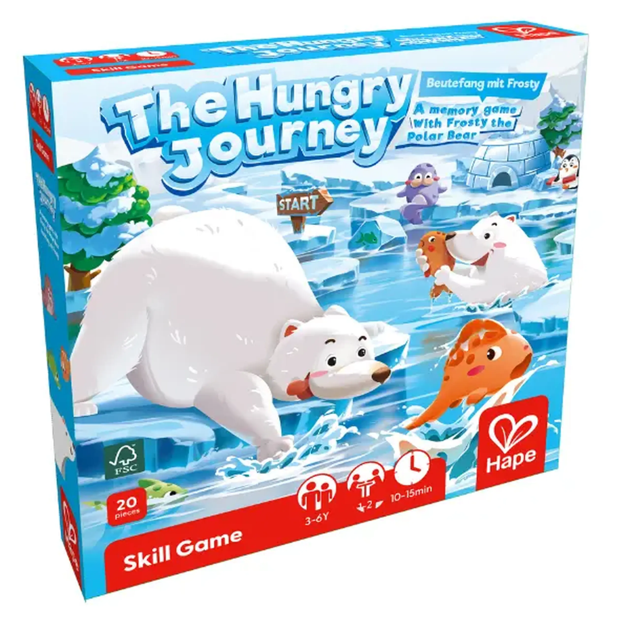 Joc de societate puzzle "Ursuleț polar"