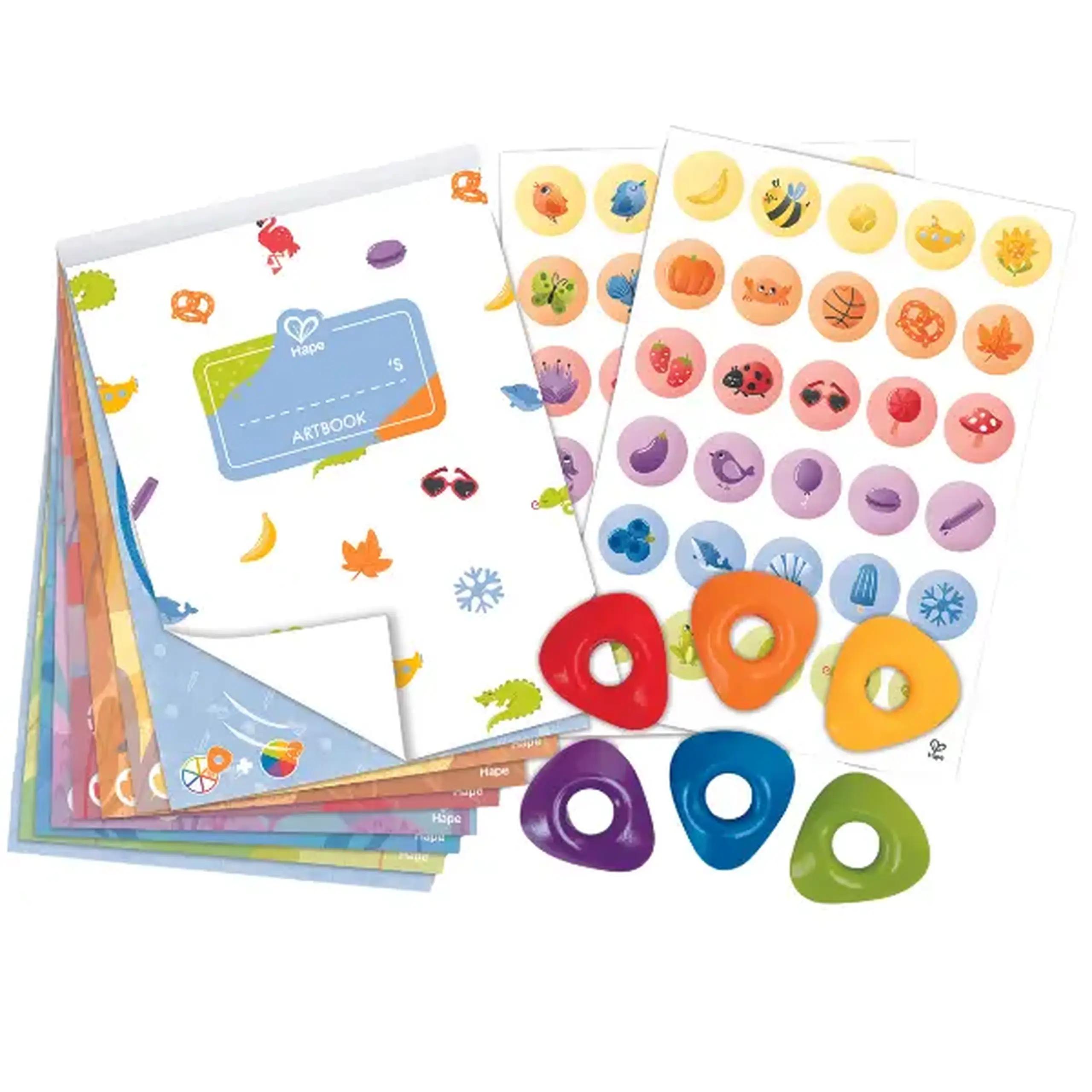 Set de colorat "Copilaș pictor", 6 culori
