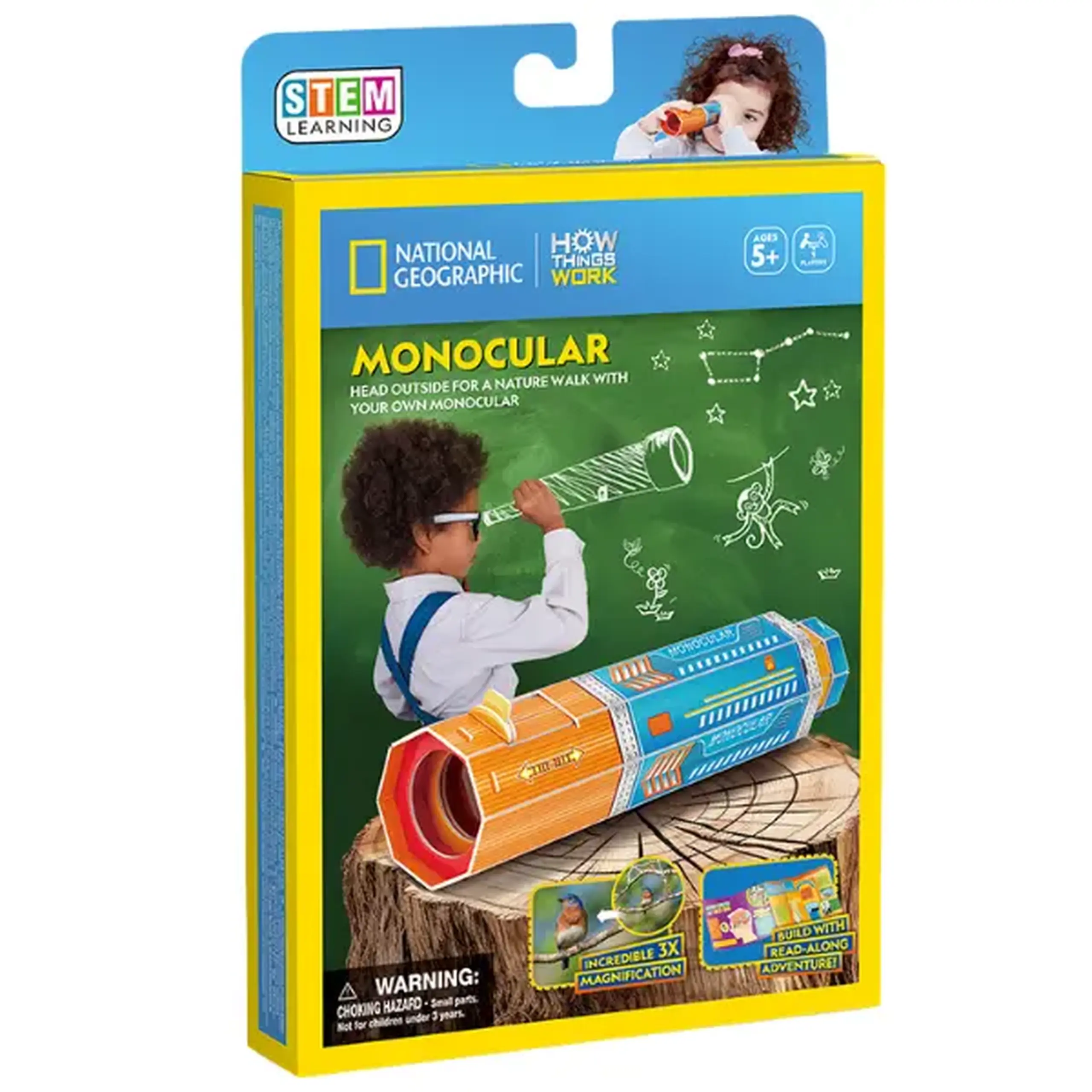 STEM Series 3D puzzle "Monocular" - studiem obiecte la distanță, 14 elemente