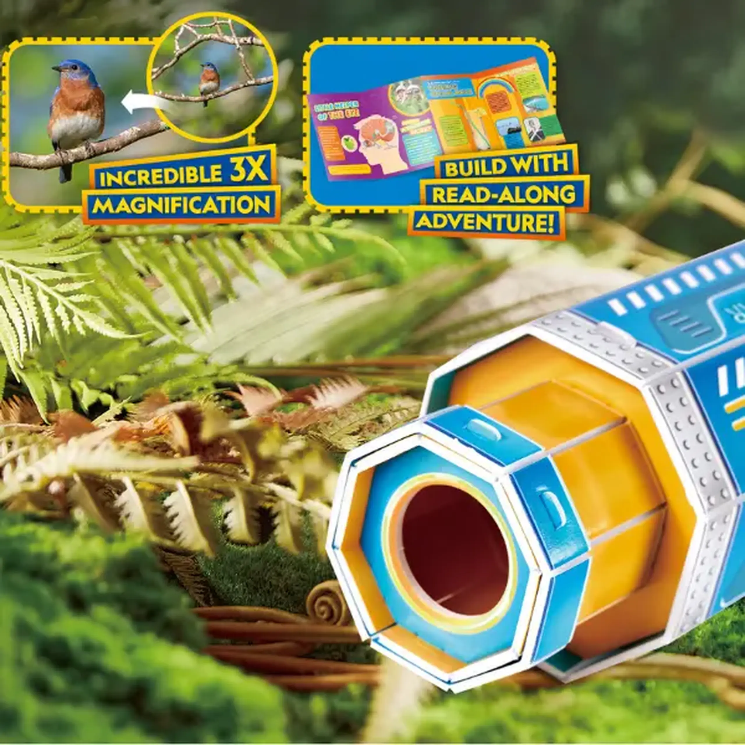 STEM Series 3D puzzle "Monocular" - studiem obiecte la distanță, 14 elemente