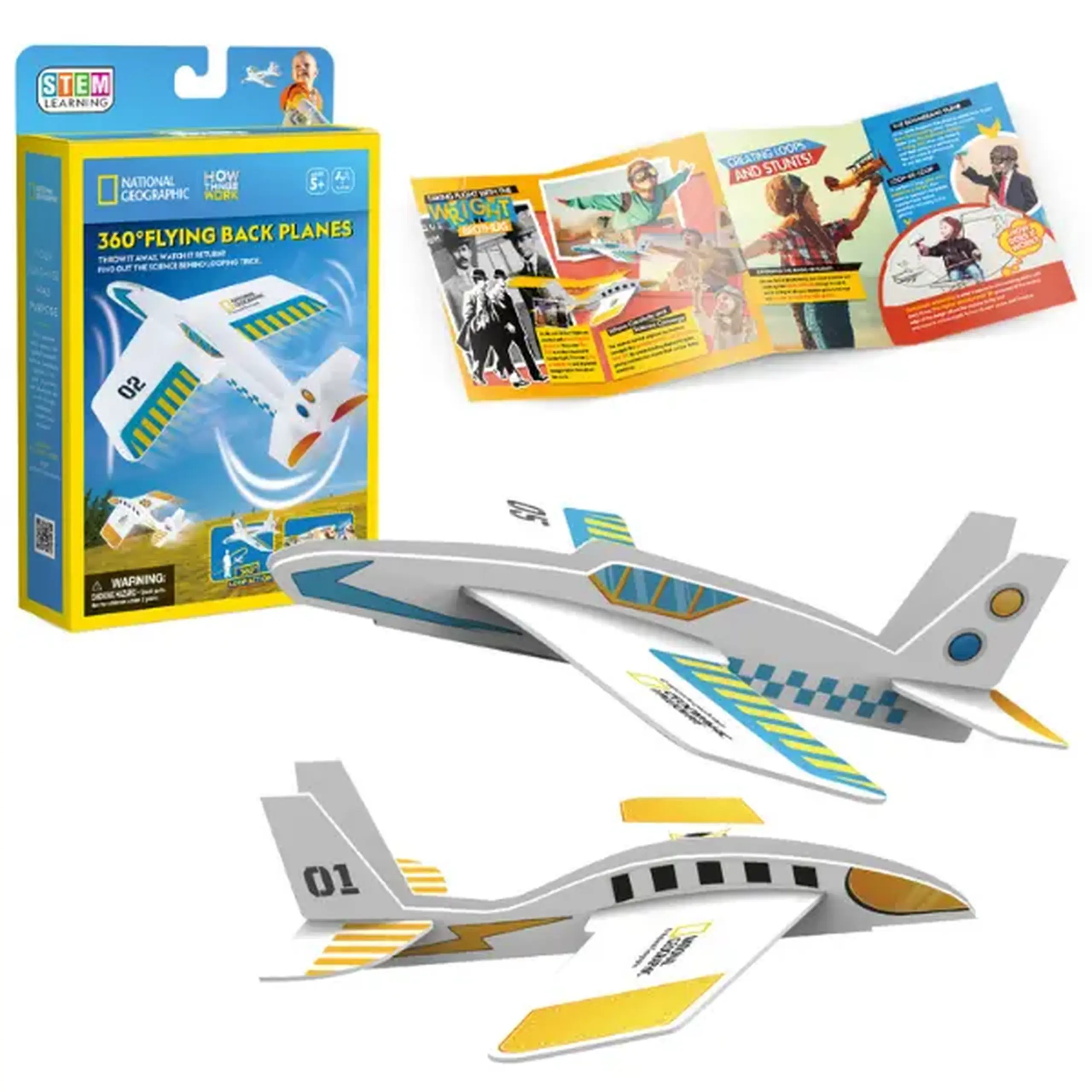 STEM Series 3D puzzle "Avioane care zboară la 360°" - explorăm zborul, 20 elem.