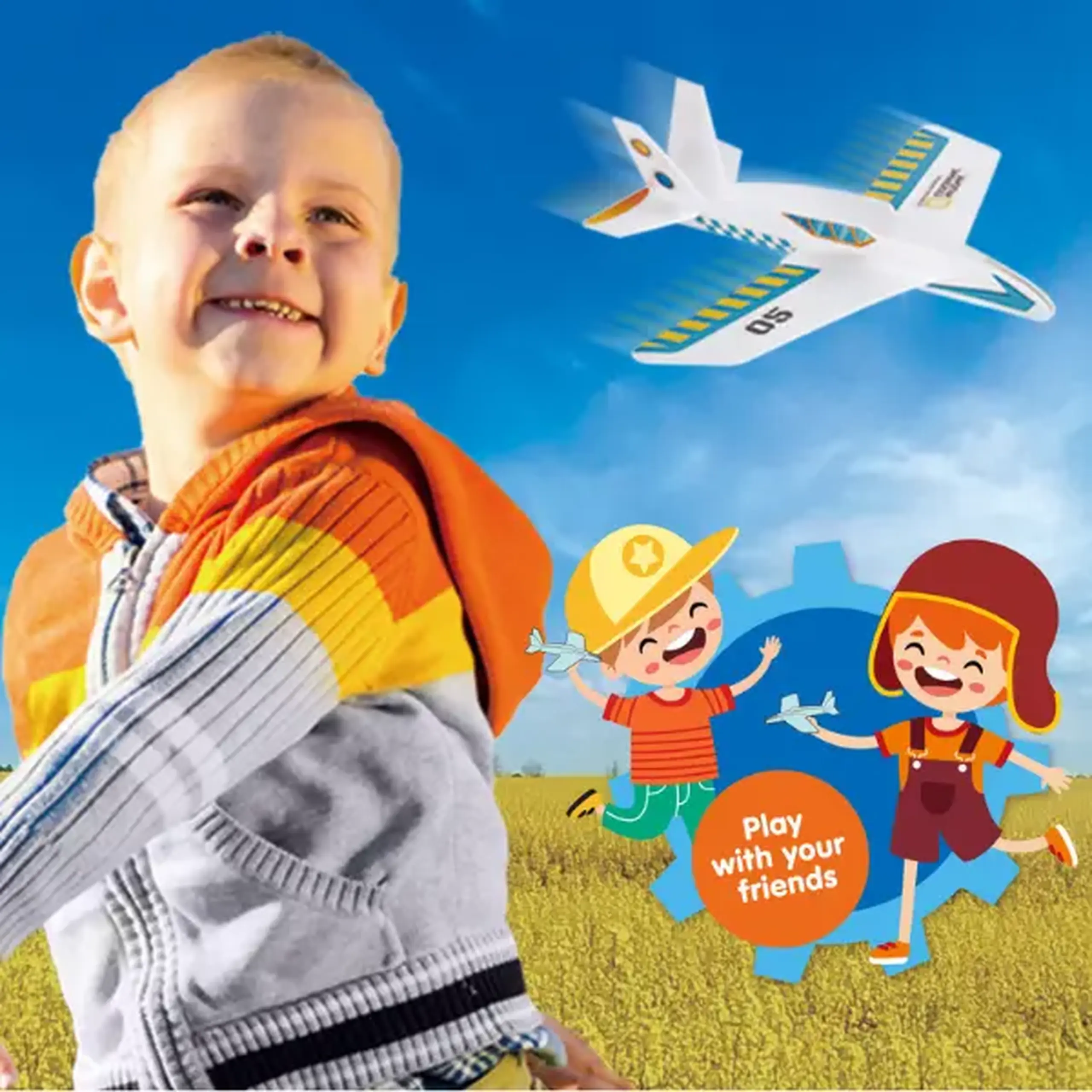 STEM Series 3D puzzle "Avioane care zboară la 360°" - explorăm zborul, 20 elem.