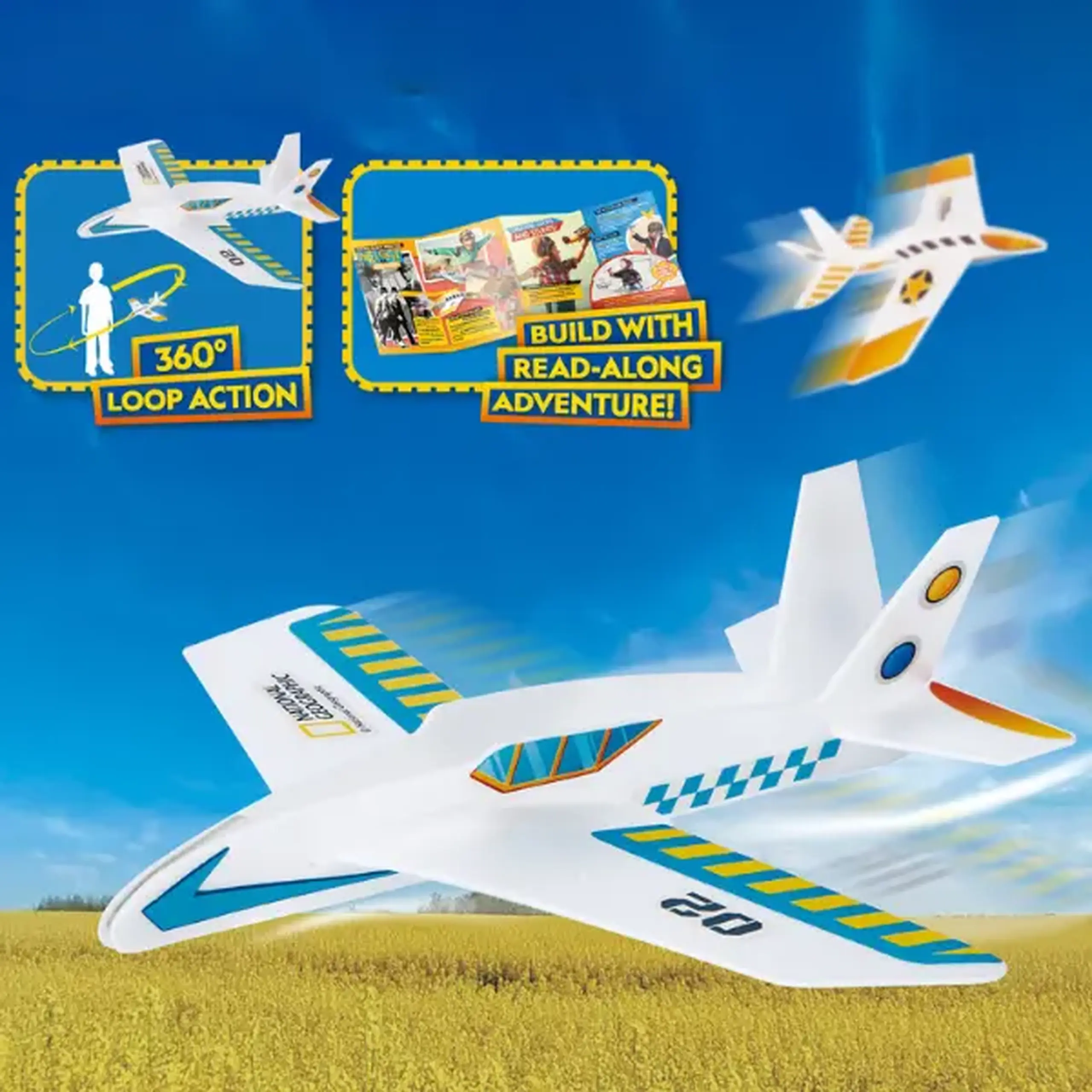 STEM Series 3D puzzle "Avioane care zboară la 360°" - explorăm zborul, 20 elem.