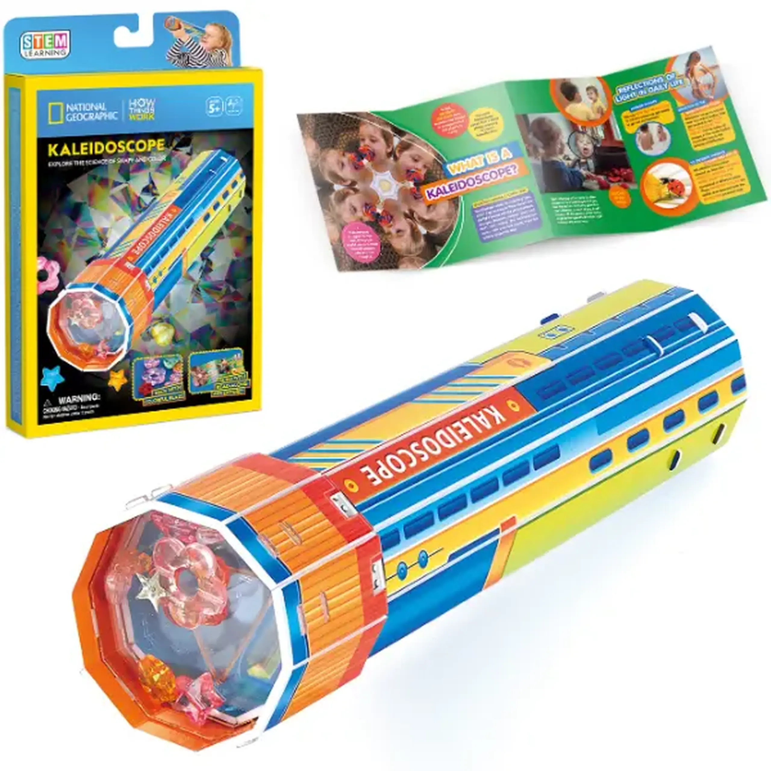 STEM Series 3D puzzle "Caleidoscop" - studiem lumina și reflexia, 18 elem.