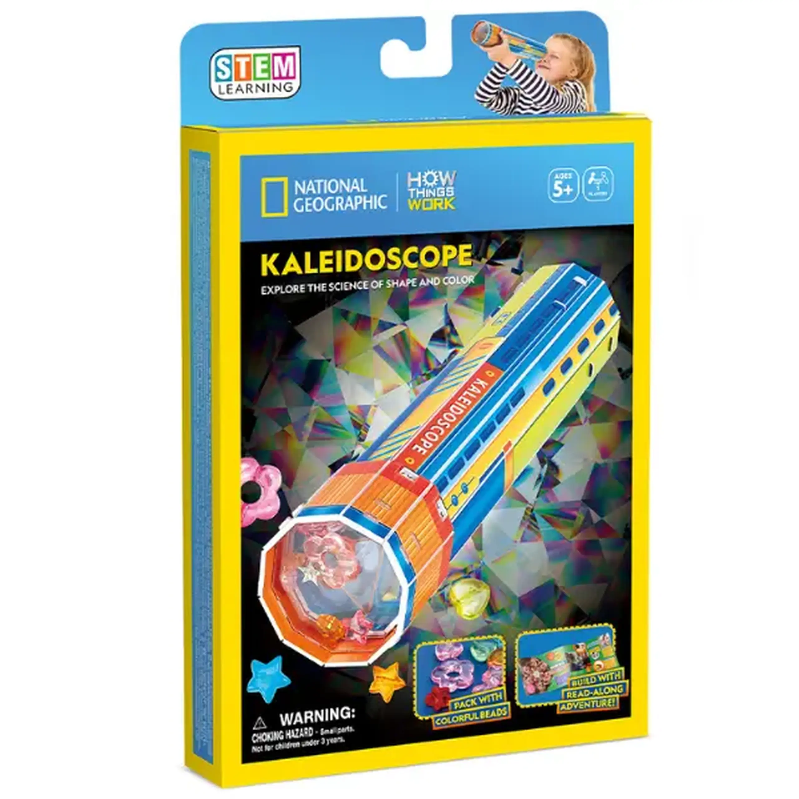 STEM Series 3D puzzle "Caleidoscop" - studiem lumina și reflexia, 18 elem.