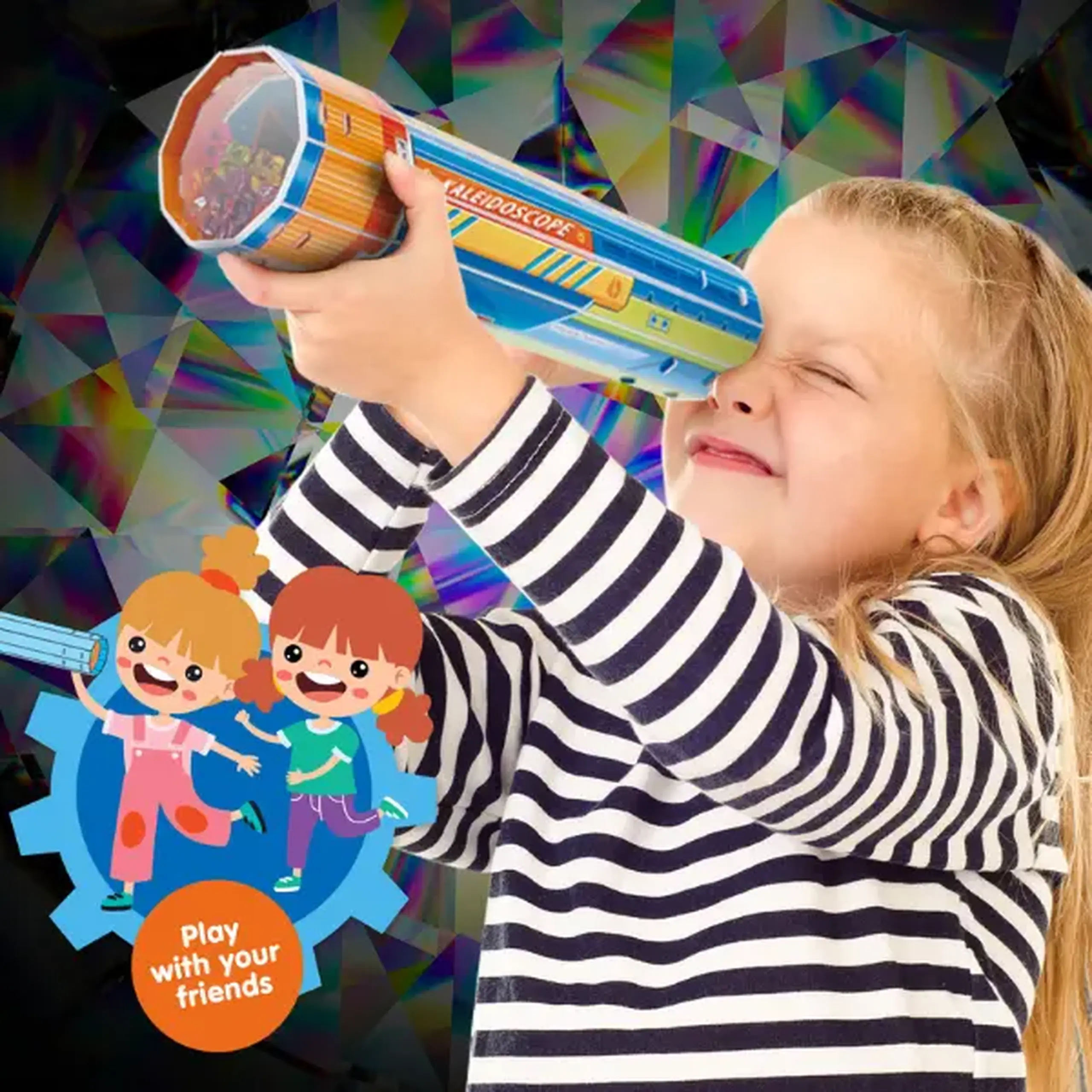 STEM Series 3D puzzle "Caleidoscop" - studiem lumina și reflexia, 18 elem.