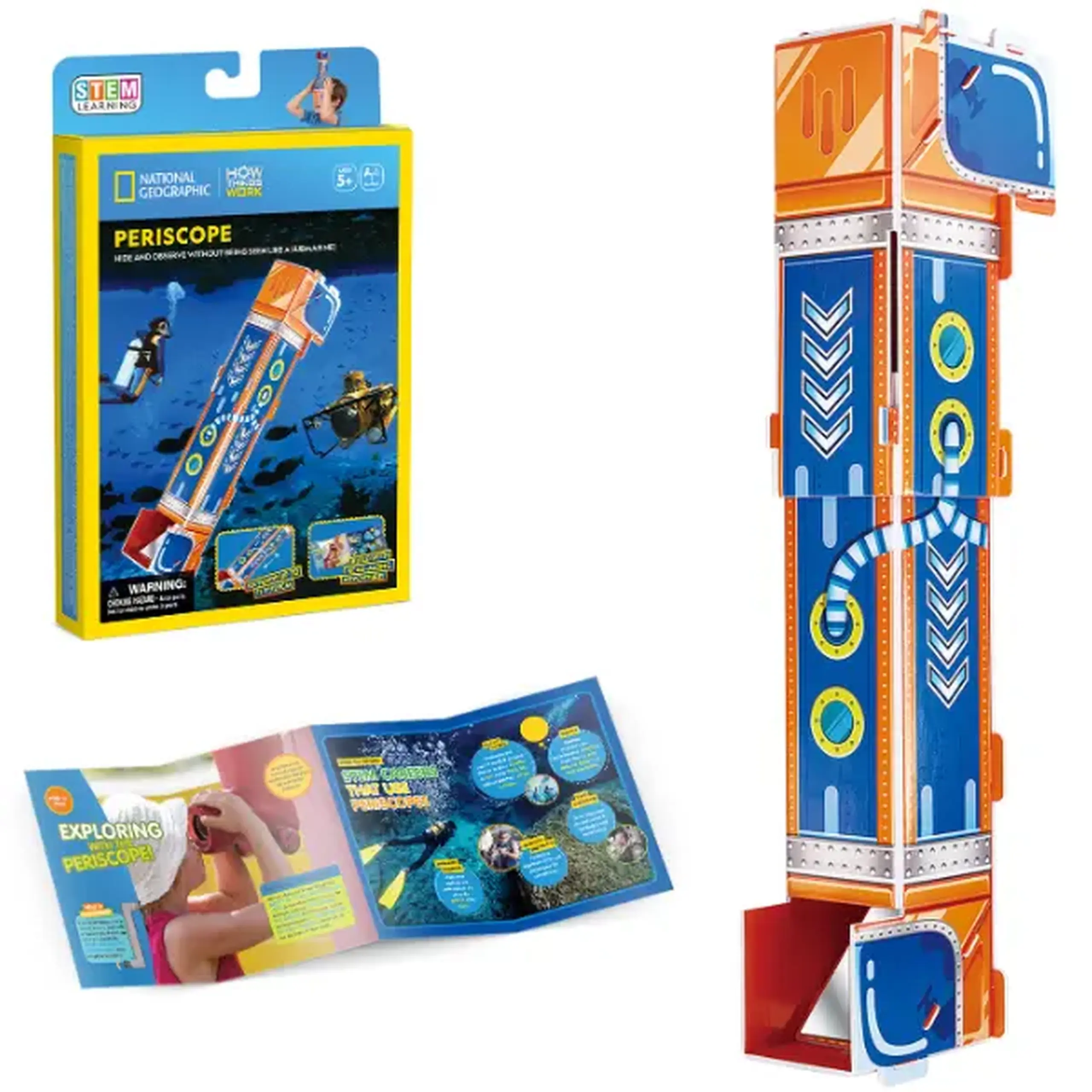 STEM Series 3D puzzle "Periscop" - explorăm optica, 10 elem.