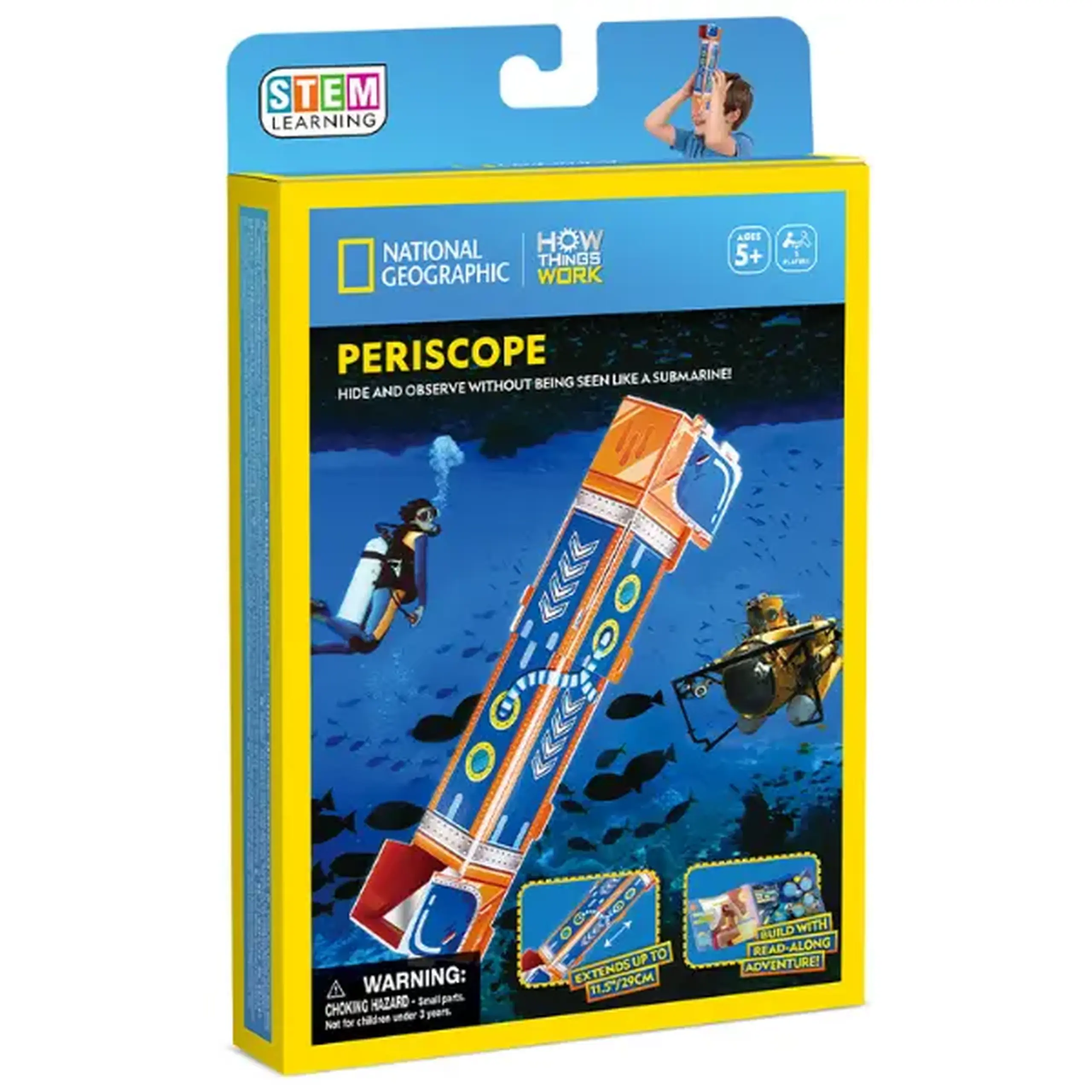 STEM Series 3D puzzle "Periscop" - explorăm optica, 10 elem.